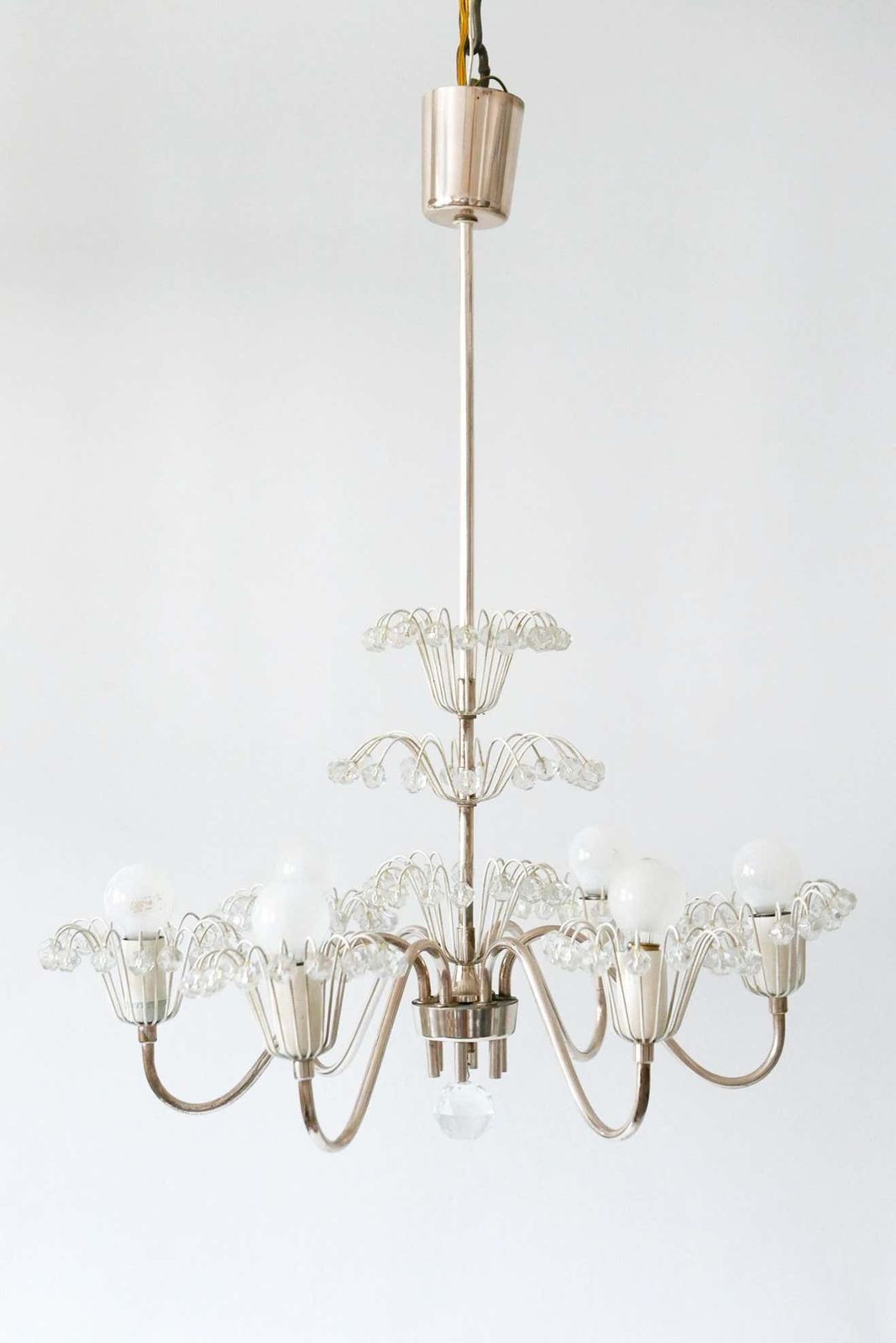 photo for sale Midcentury Chandelier Or Pendant Lamp By Emil Stejnar For Rupert Nikoll, 1950s