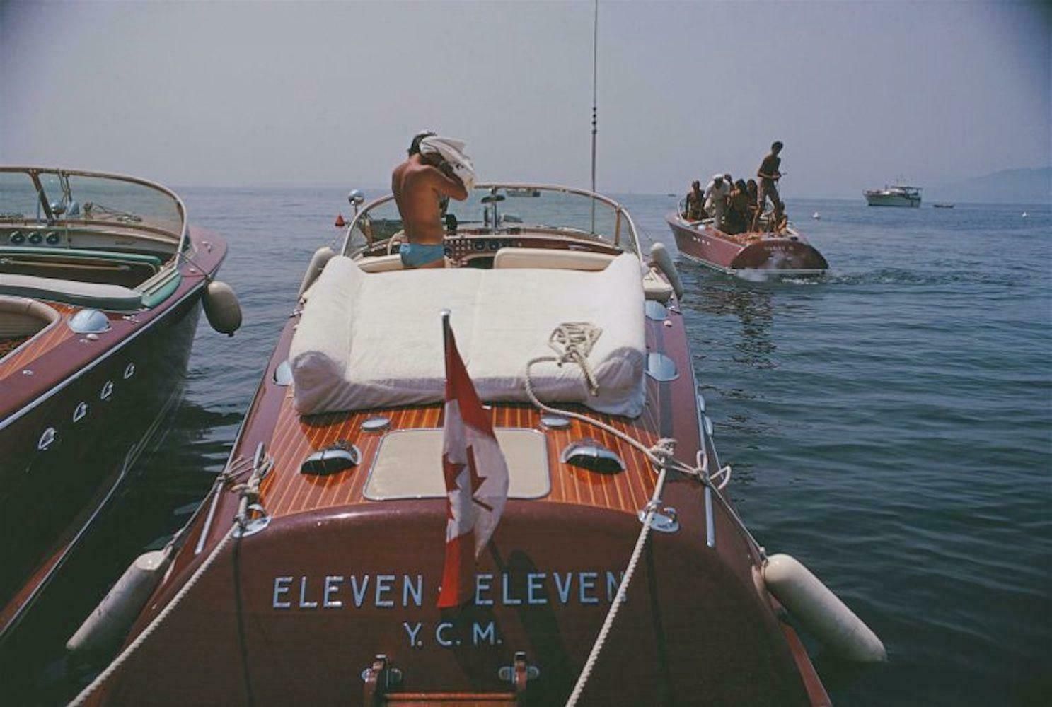 Motorboats In Antibes, 1969, Slim Aarons