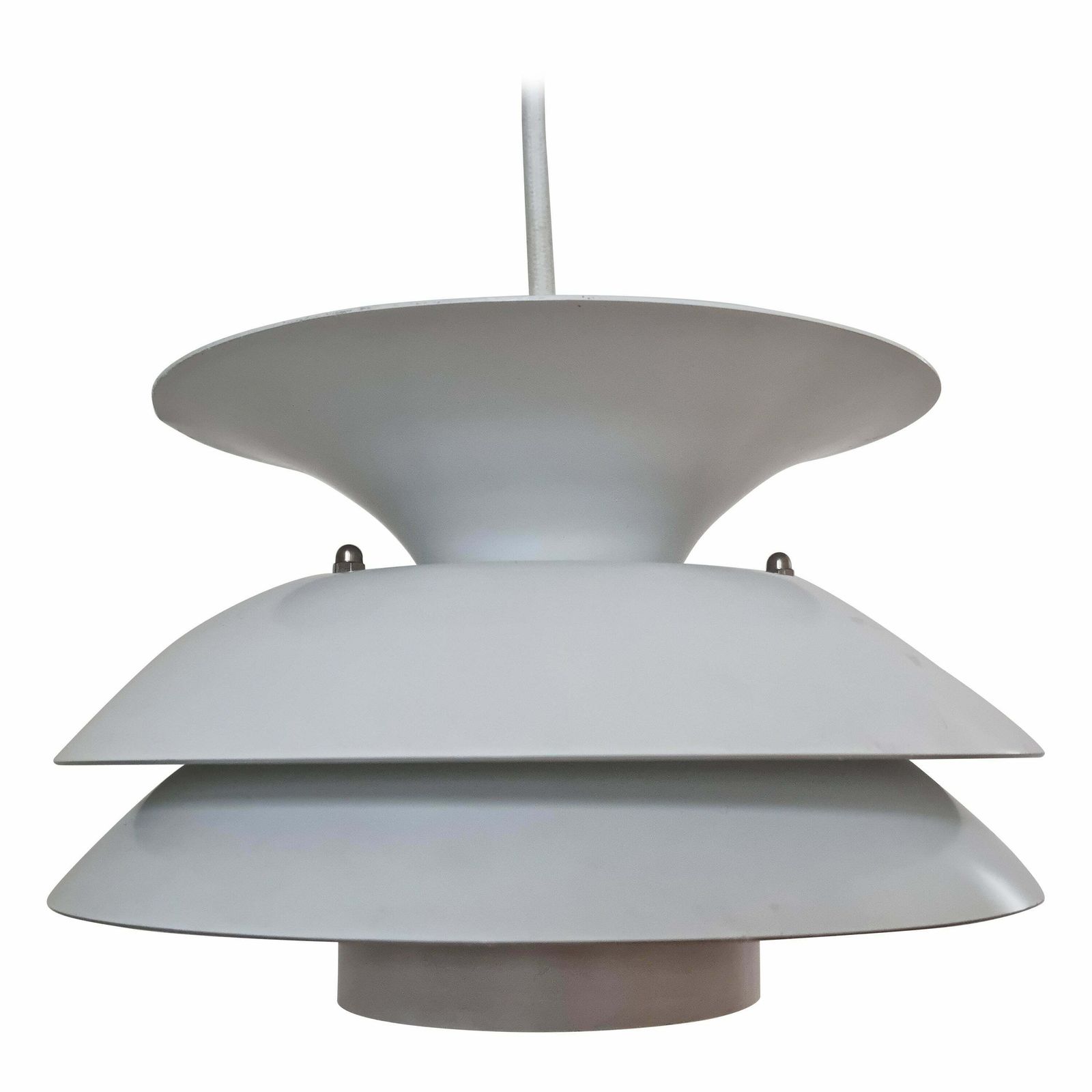 Midcentury Rare Pendant In Style Of Poul Henningsen Denmark 1970s