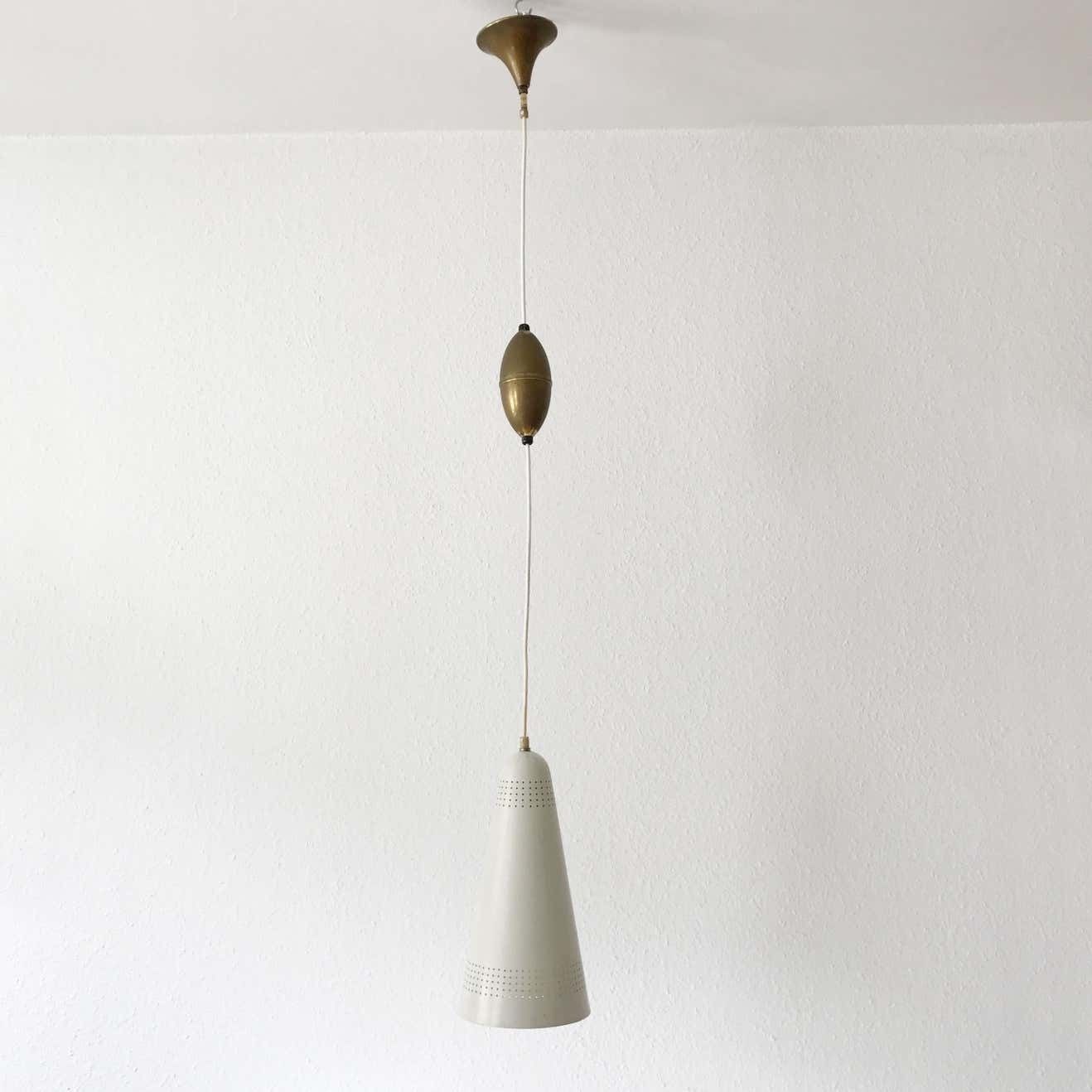 Exceptional Mid Century Modern Pendant Lamp Or Hanging Light, 1960s, Scandinavia photo buy