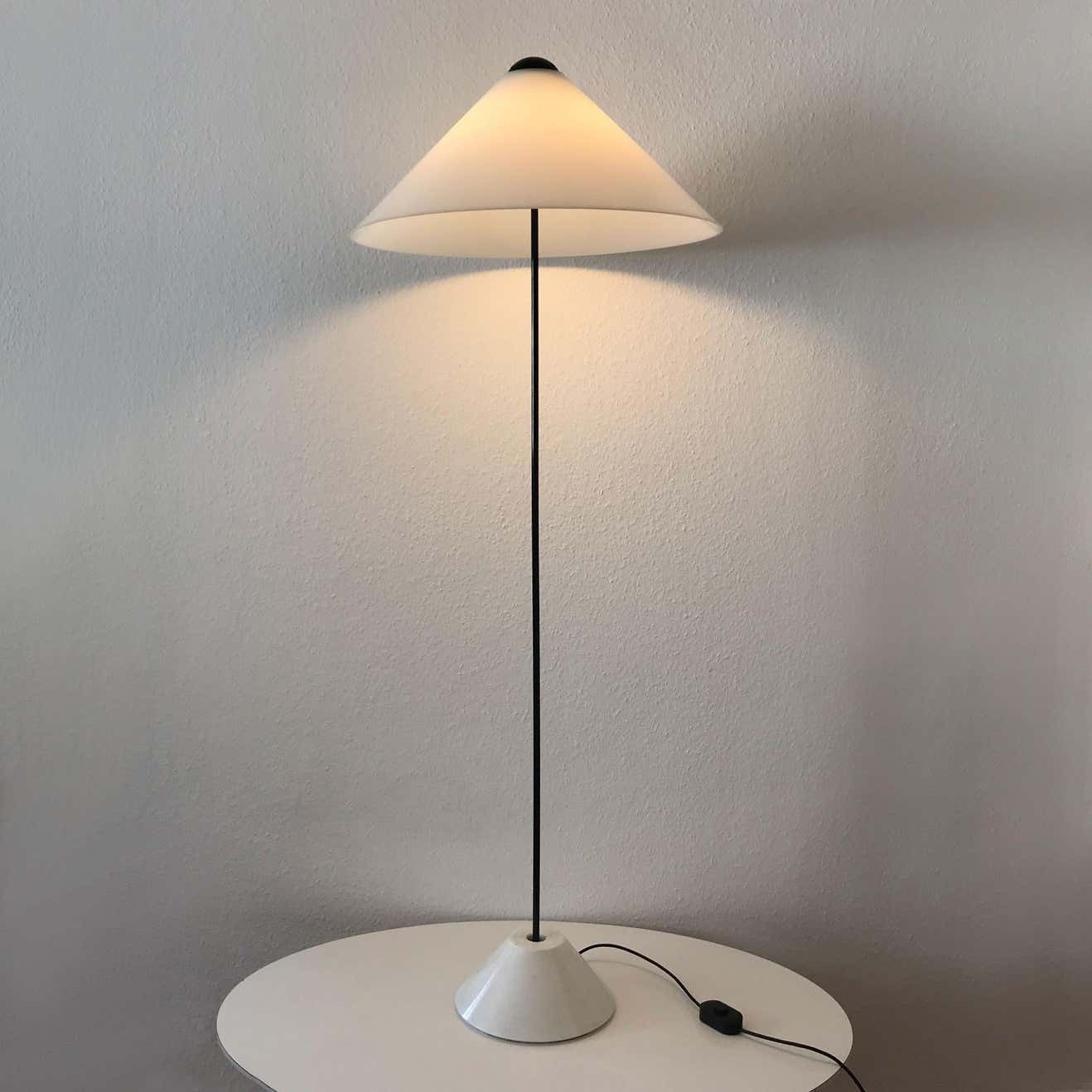 Rare Floor Lamp Snow By Vico Magistretti For O Luce, Italy, 1970s photo vinterior