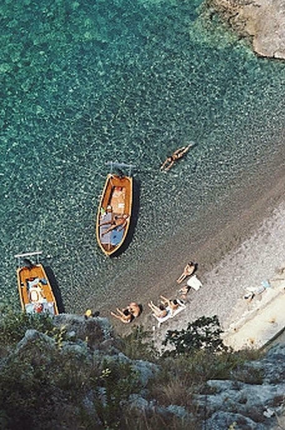 Conca Dei Marini By Slim Aarons   Limited Edition Estate Stamped C Type Print photo Art