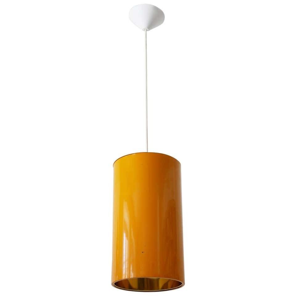 Set Of Two Elegant Mid Century Modern Pendant Lamps By Erco, 1970s, Germany