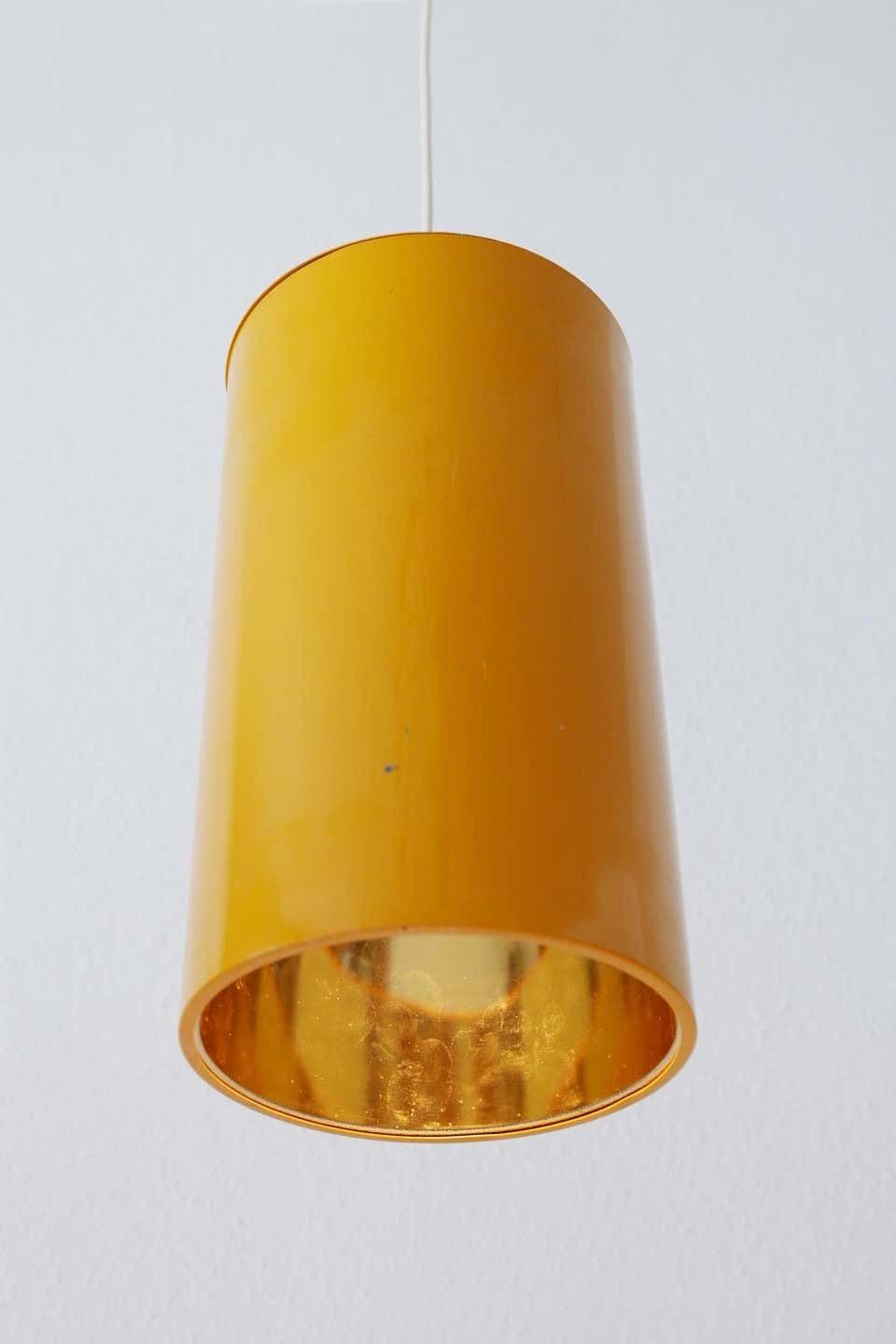 Set Of Two Elegant Mid Century Modern Pendant Lamps By Erco, 1970s, Germany photo vintage