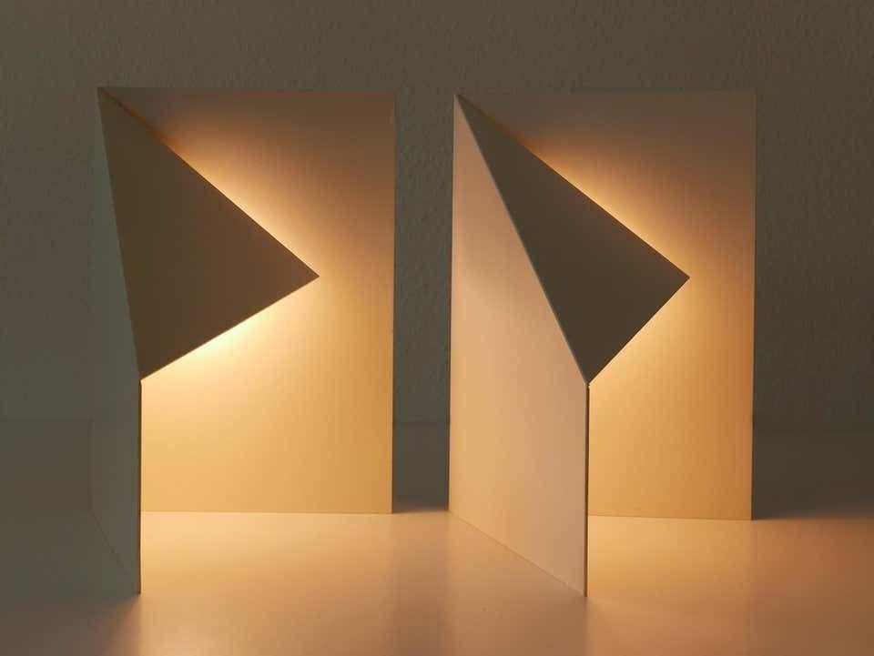 Pair Of Elegant Side Table Lamps A 4 By Torben Holmbäck For B. J. Metal Denmark photo furniture