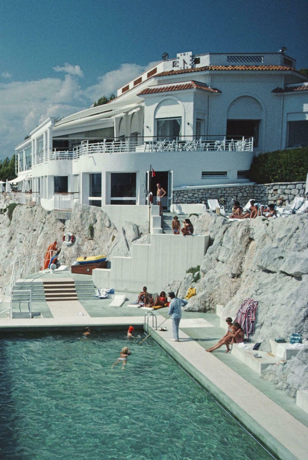 Hotel Du Cap Eden Roc By Slim Aarons photo for sale