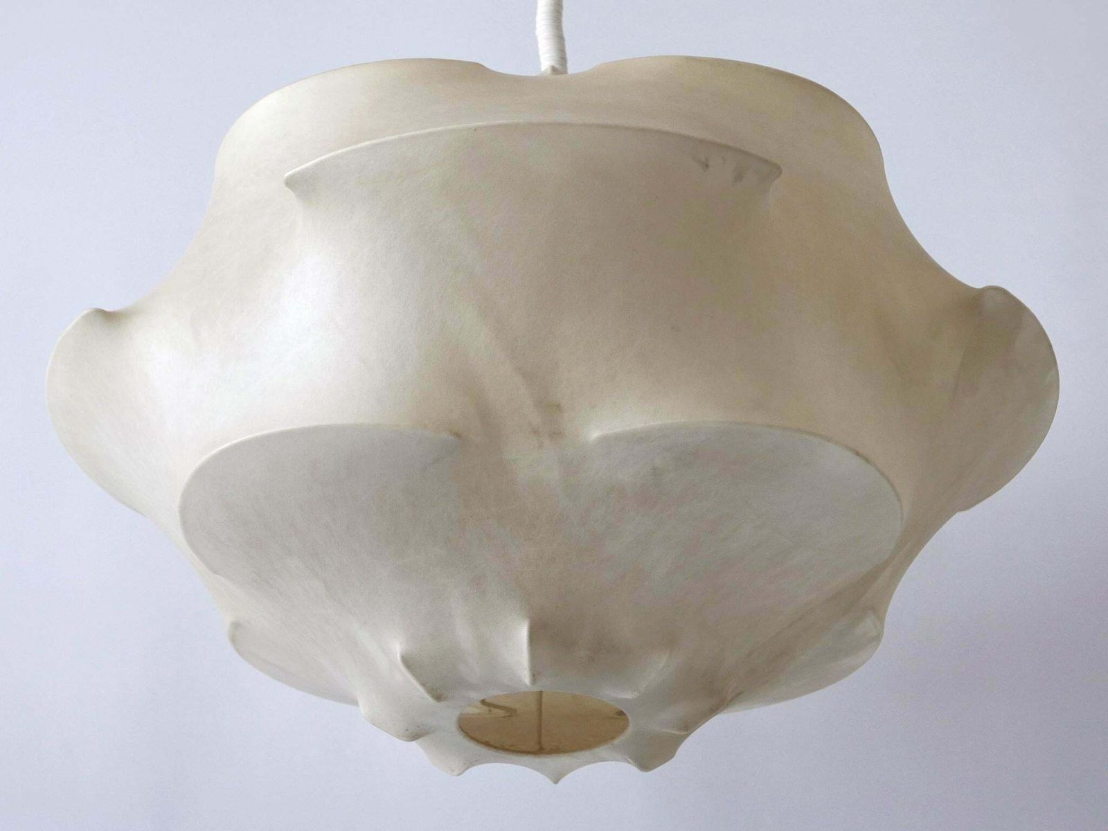 Xl Mid Century Modern Cocoon Pendant Lamp Or Hanging Light By Flos Italy, 1960s photo 7714.0