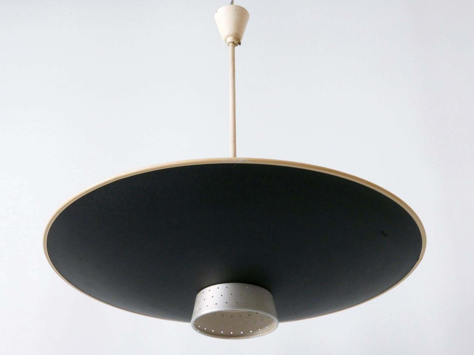 Rare Mid Century Modern 4 Flamed Pendant Lamp Dd 39 By Philips Netherlands 1950s photo 2541.0