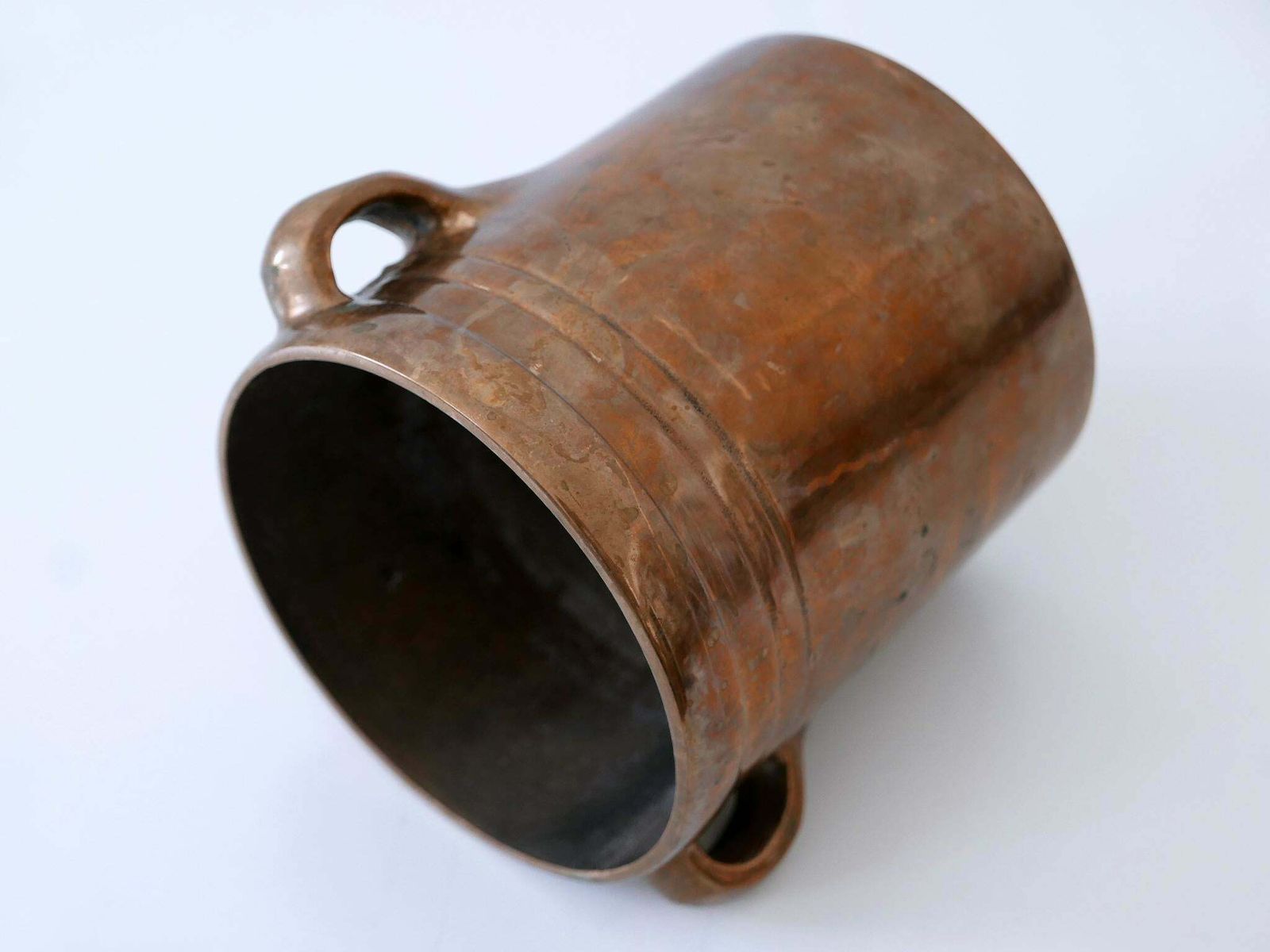 photo vinterior Exceptional Bronze Champagne Cooler Or Ice Bucket By Esa Fedrigolli For Esart