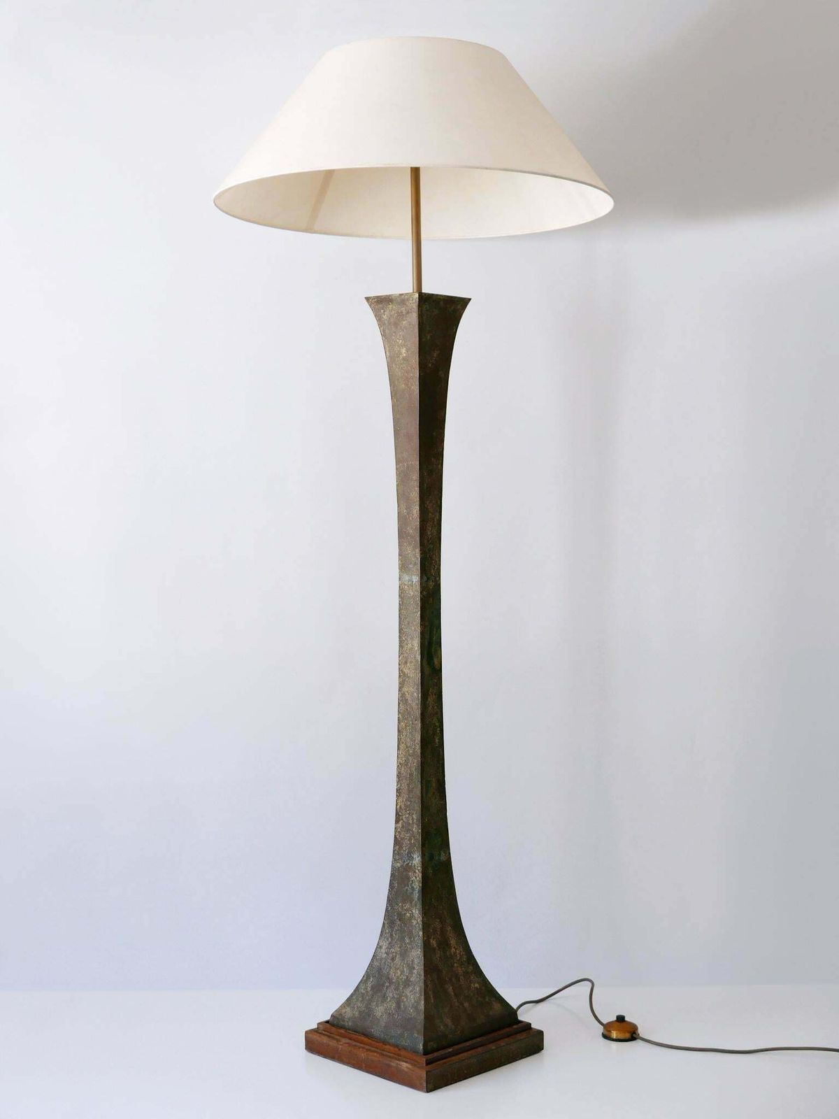 Verdigris Bronze Floor Lamp By Stewart Ross James For Hansen Lighting, 1960s photo buy