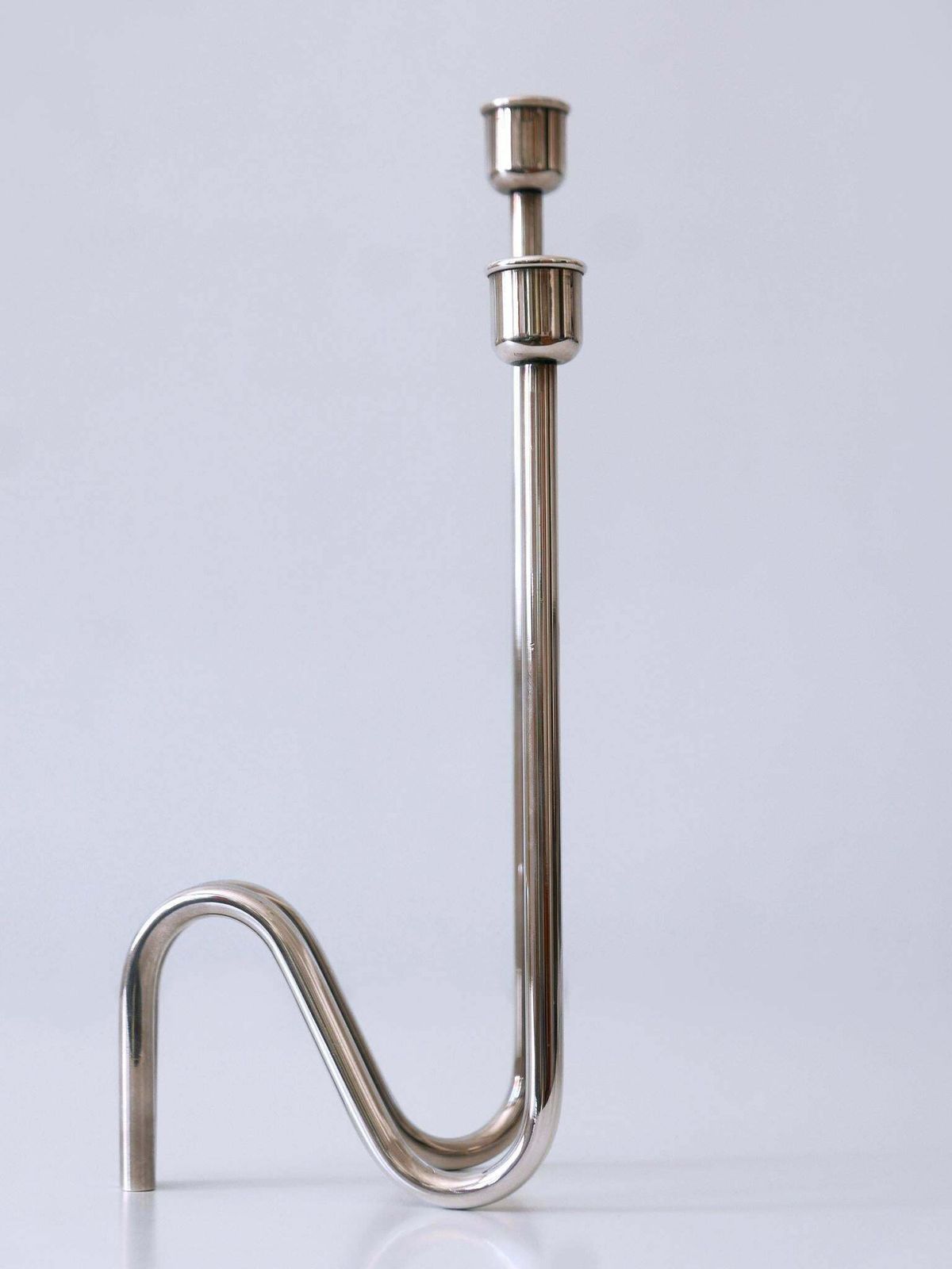 Elegant Mid Century Modern Candle Holder Flamma By Lino Sabattini Italy 1970s photo buy
