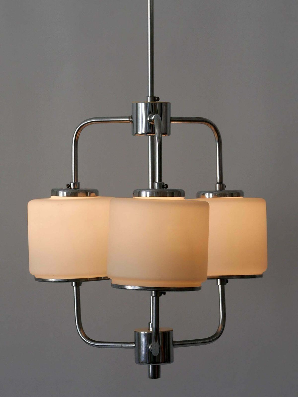 photo vinterior Rare And Elegant Art Deco Or Bauhaus Chandelier Or Pendant Lamp Germany 1930s