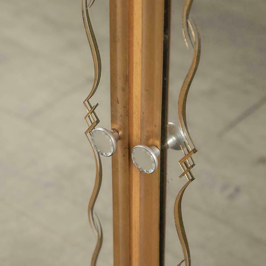 20th Century Glazed Cocktail Cabinet In The Style Of Renee Drouet photo vintage