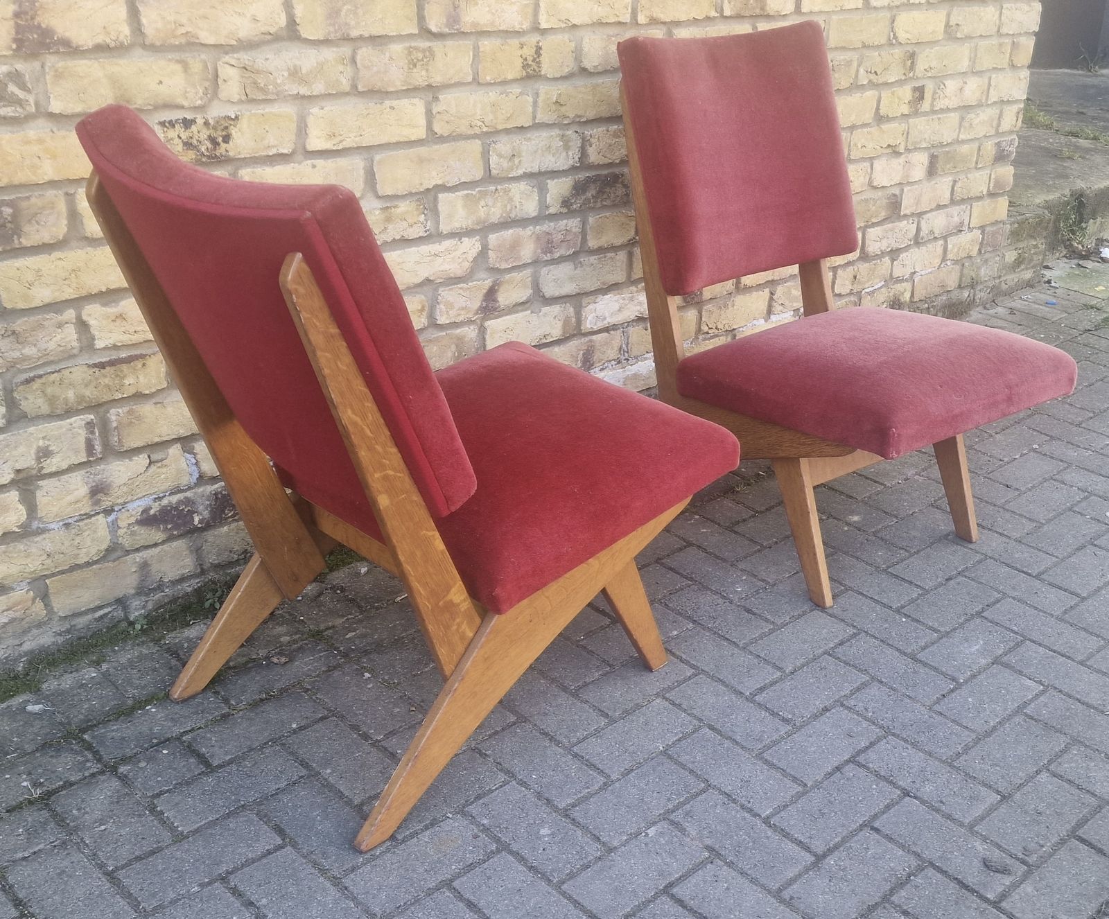 A Pair Of 1950’s Scandinavian Armchairs photo for sale