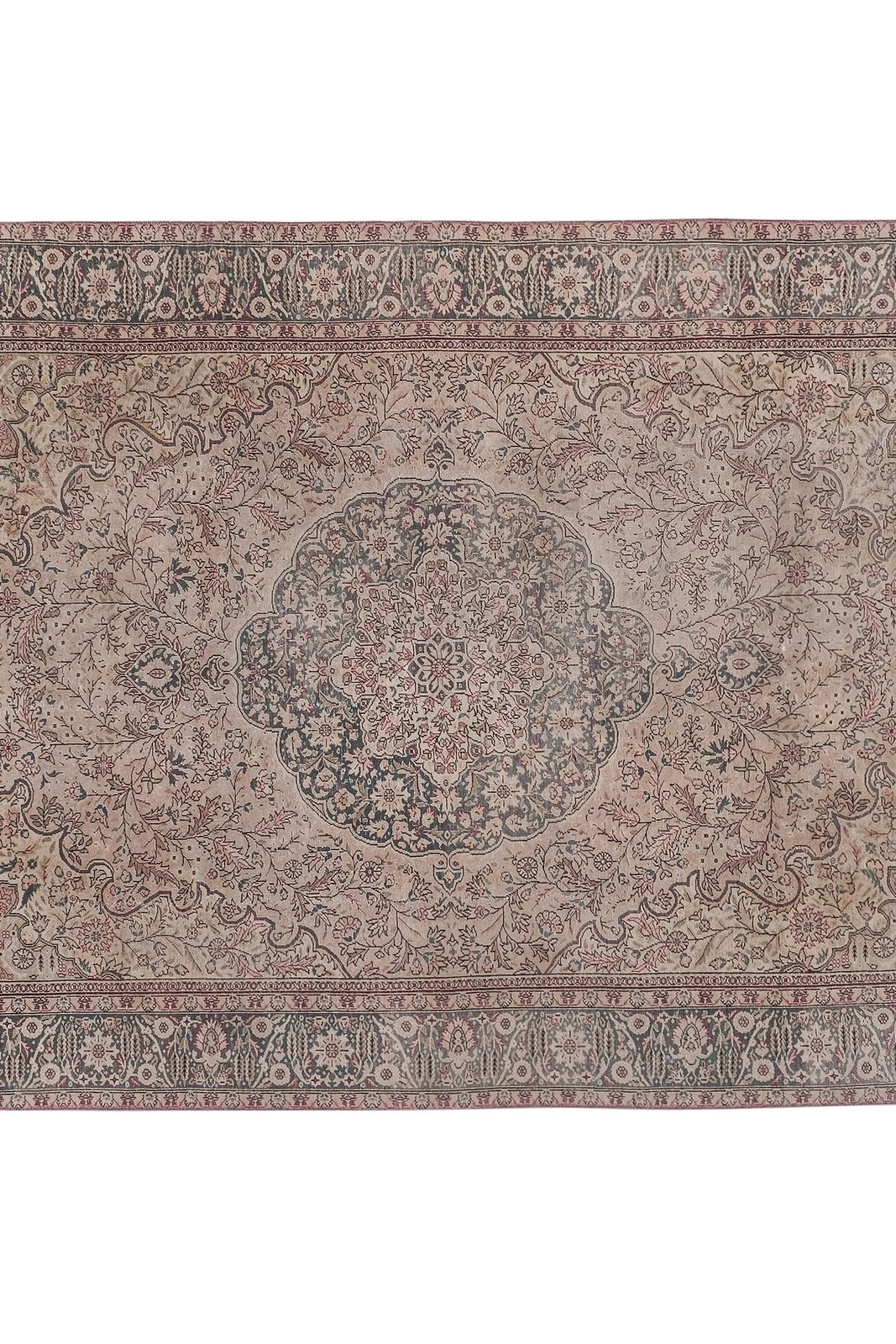 Vintage Turkish Sparta Carpet   Large Square Area Rug photo furniture