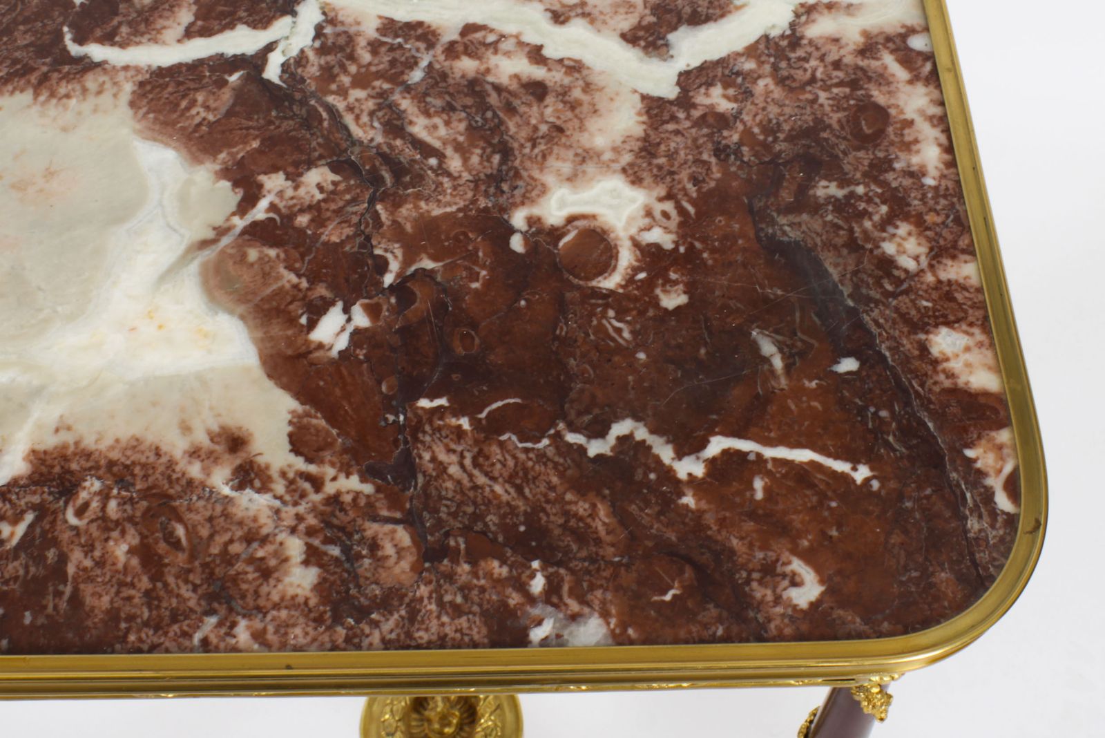 photo for sale Vintage Pair Of French Louis Revival Ormolu Mounted Occasional Tables 20th C