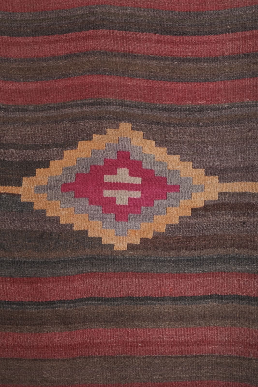 photo furniture Vintage Striped Turkish Kilim Runner   Stair Tread