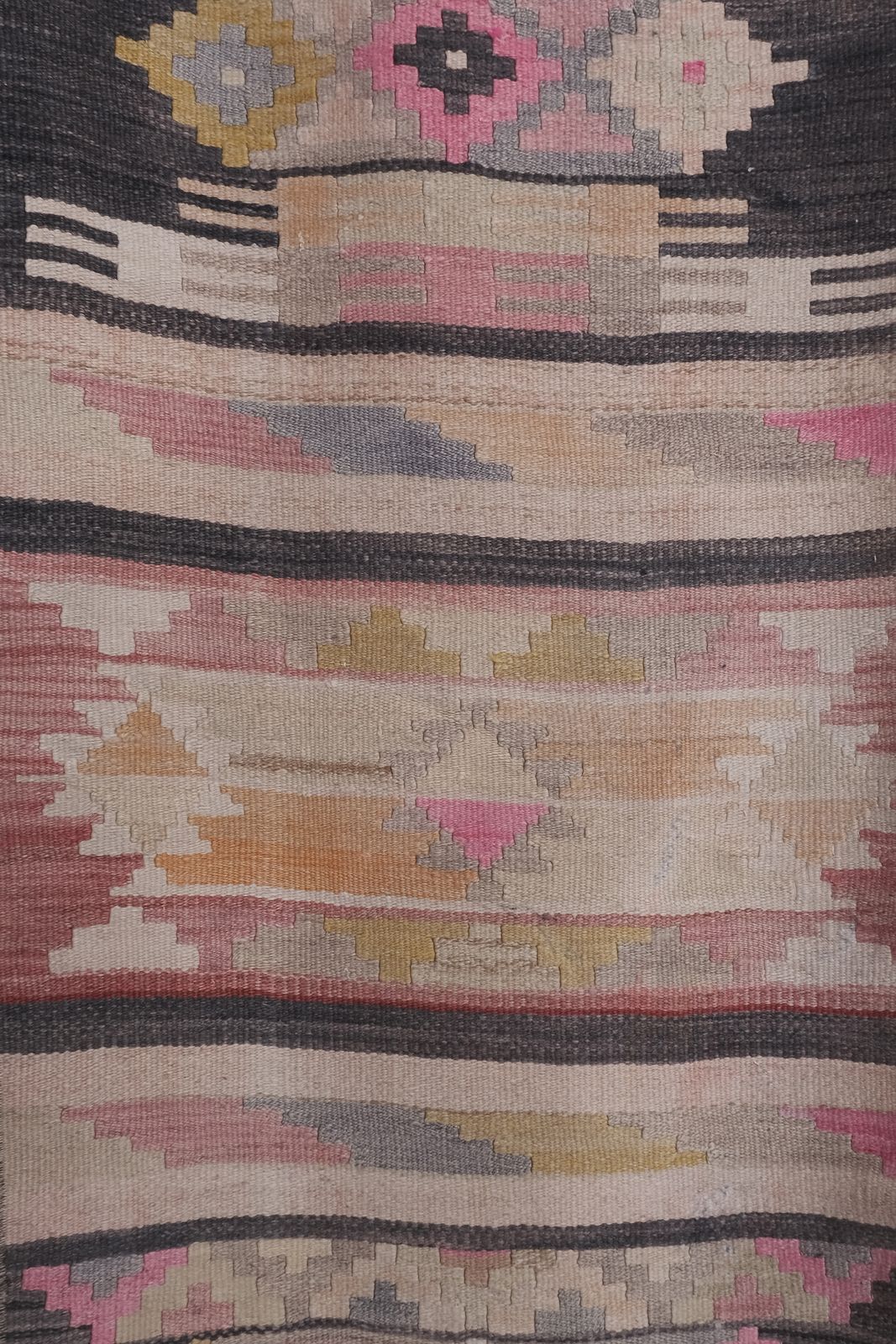 1970s Vintage Turkish Oushak Long Kilim Runner 2'3'' X 22'2'' photo buy