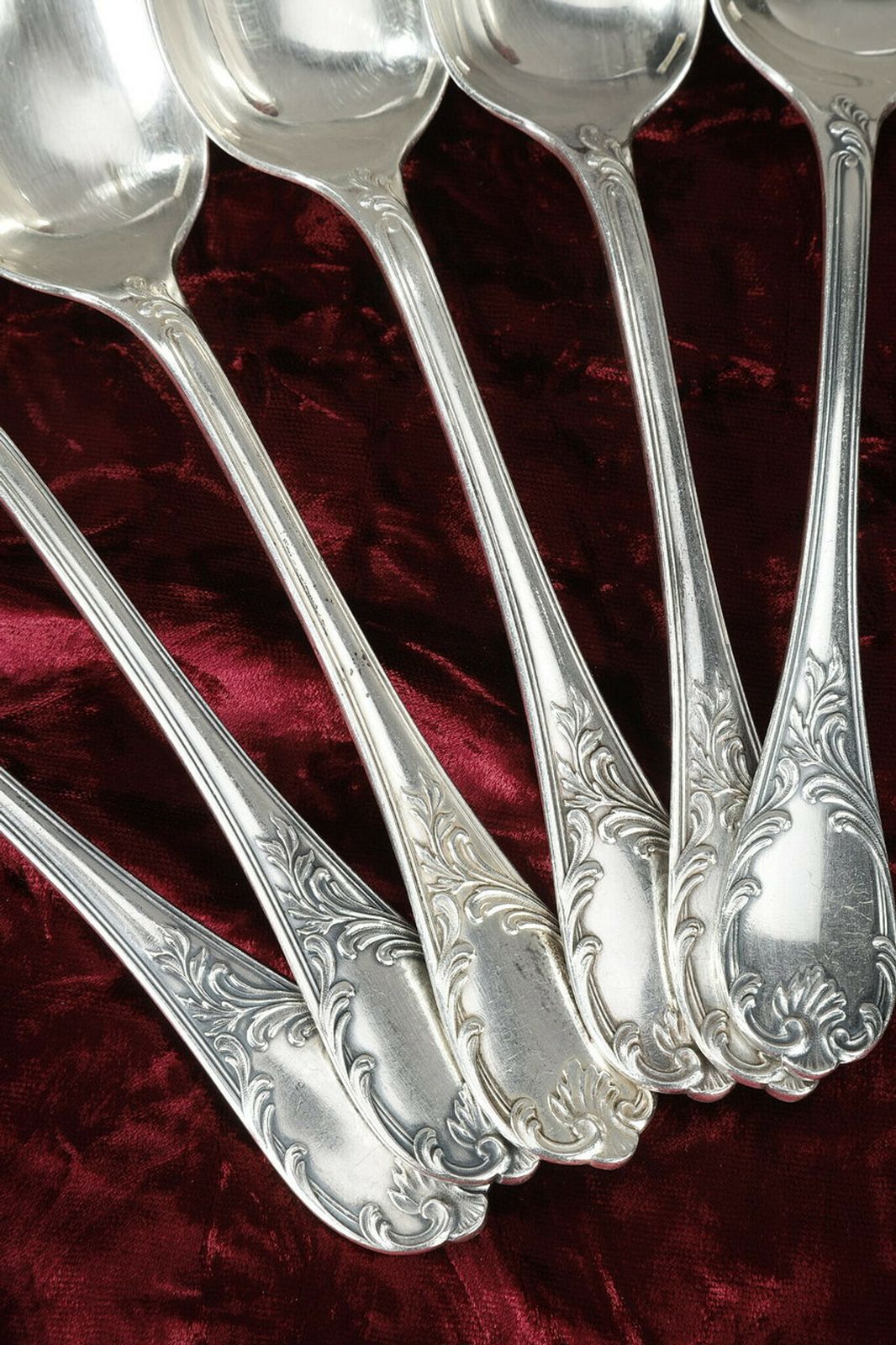 Christofle   Set Of 51 Louis XV Style Silver Plated Flatware photo 1468.0