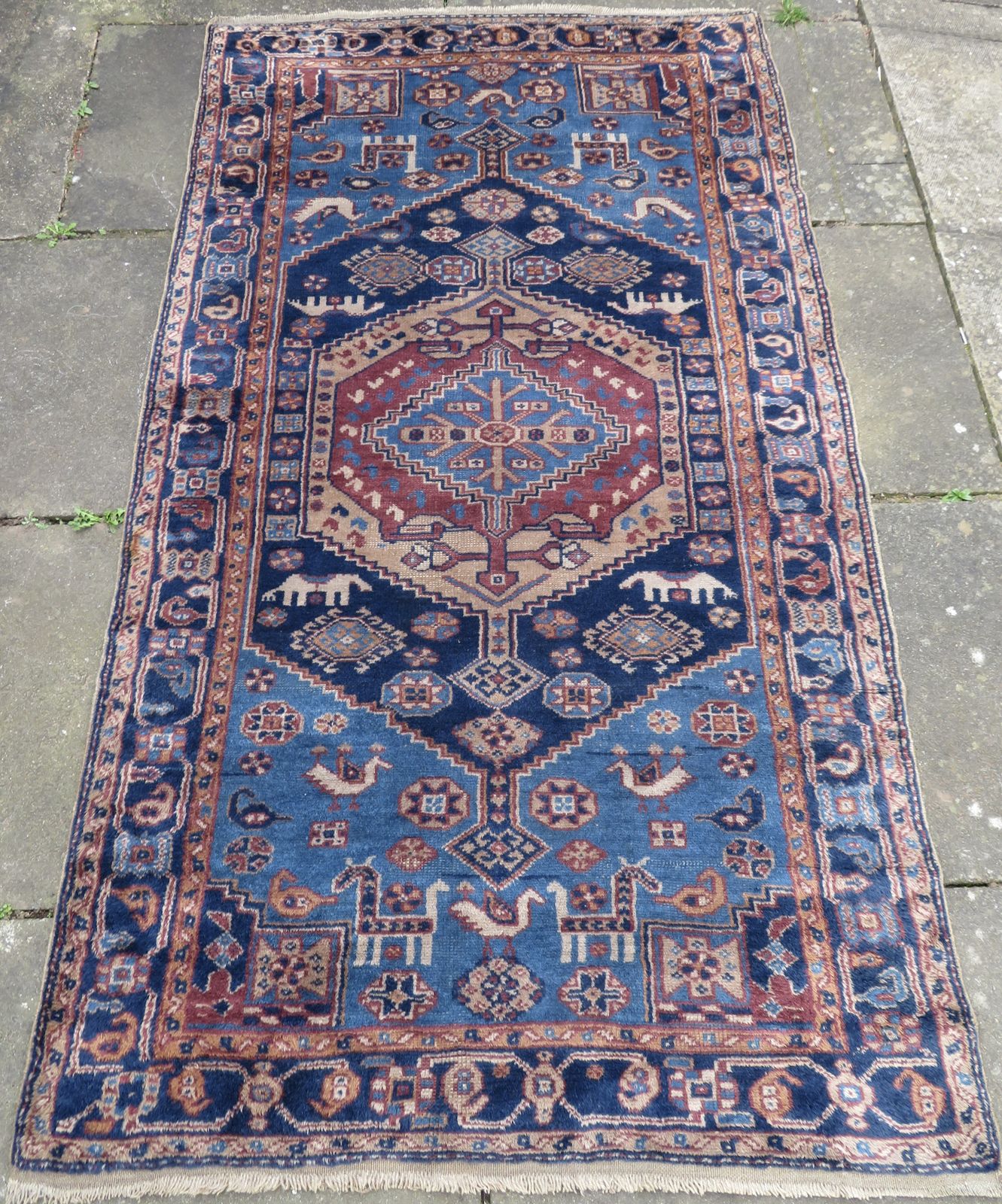 Antique Turkish Yuruk Kurdish Rug. Eastern Anatolia. 217cm X 122cm.