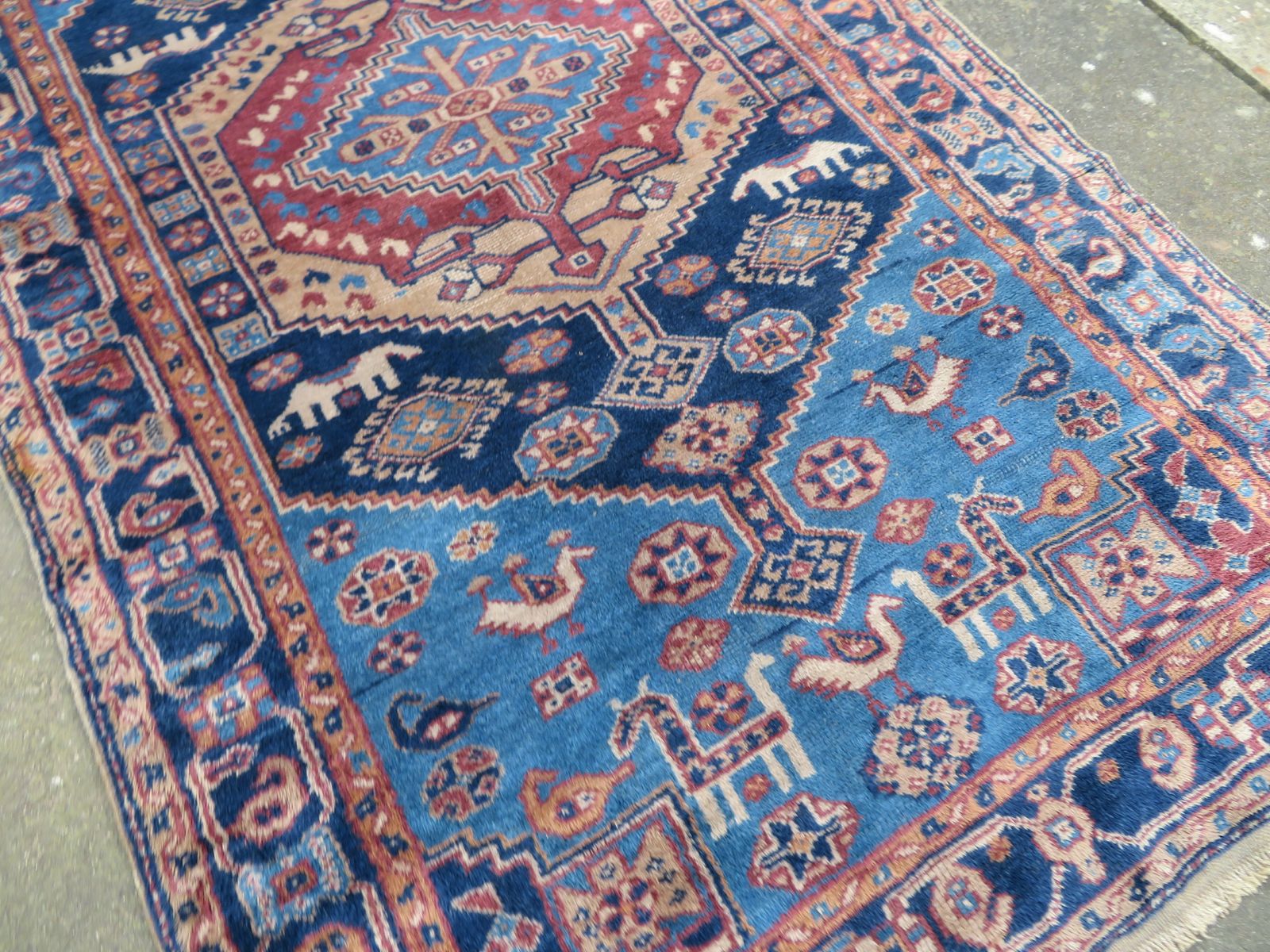 Antique Turkish Yuruk Kurdish Rug. Eastern Anatolia. 217cm X 122cm. photo 995.0