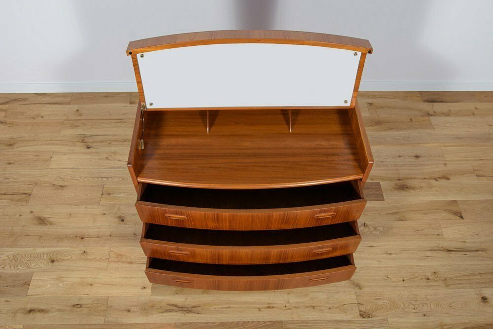 Furniture Mid Century Danish Teak Dressing Table, 1960s photo