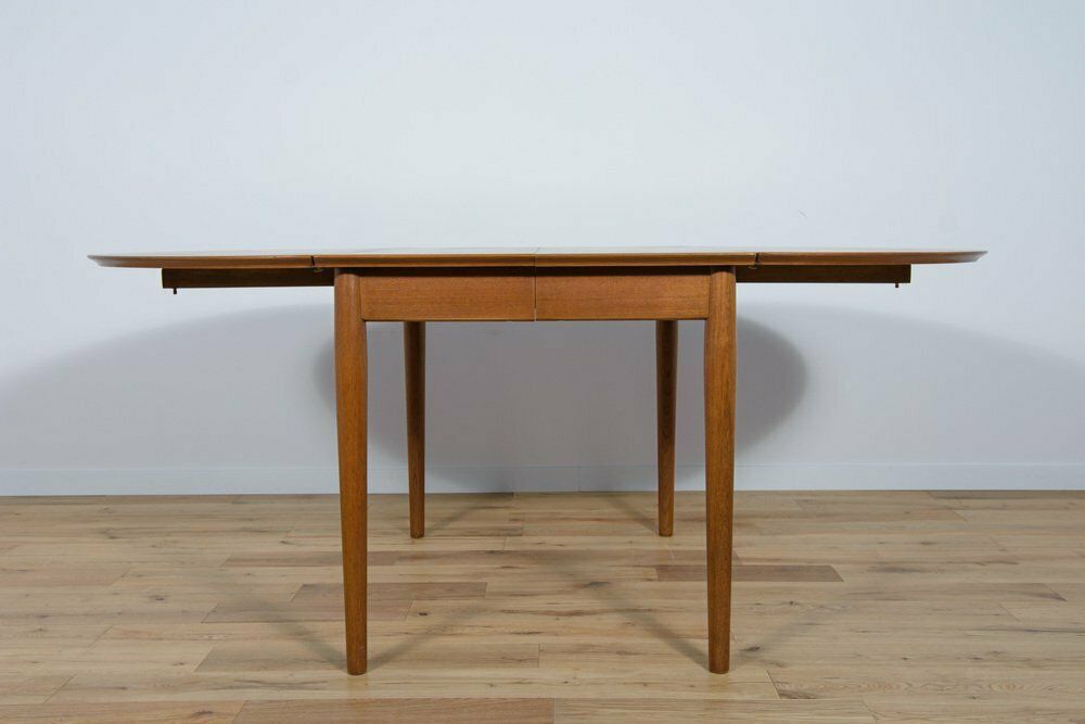 Mid Century Danish Extendable Dining Table In Teak, 1960s photo vintage