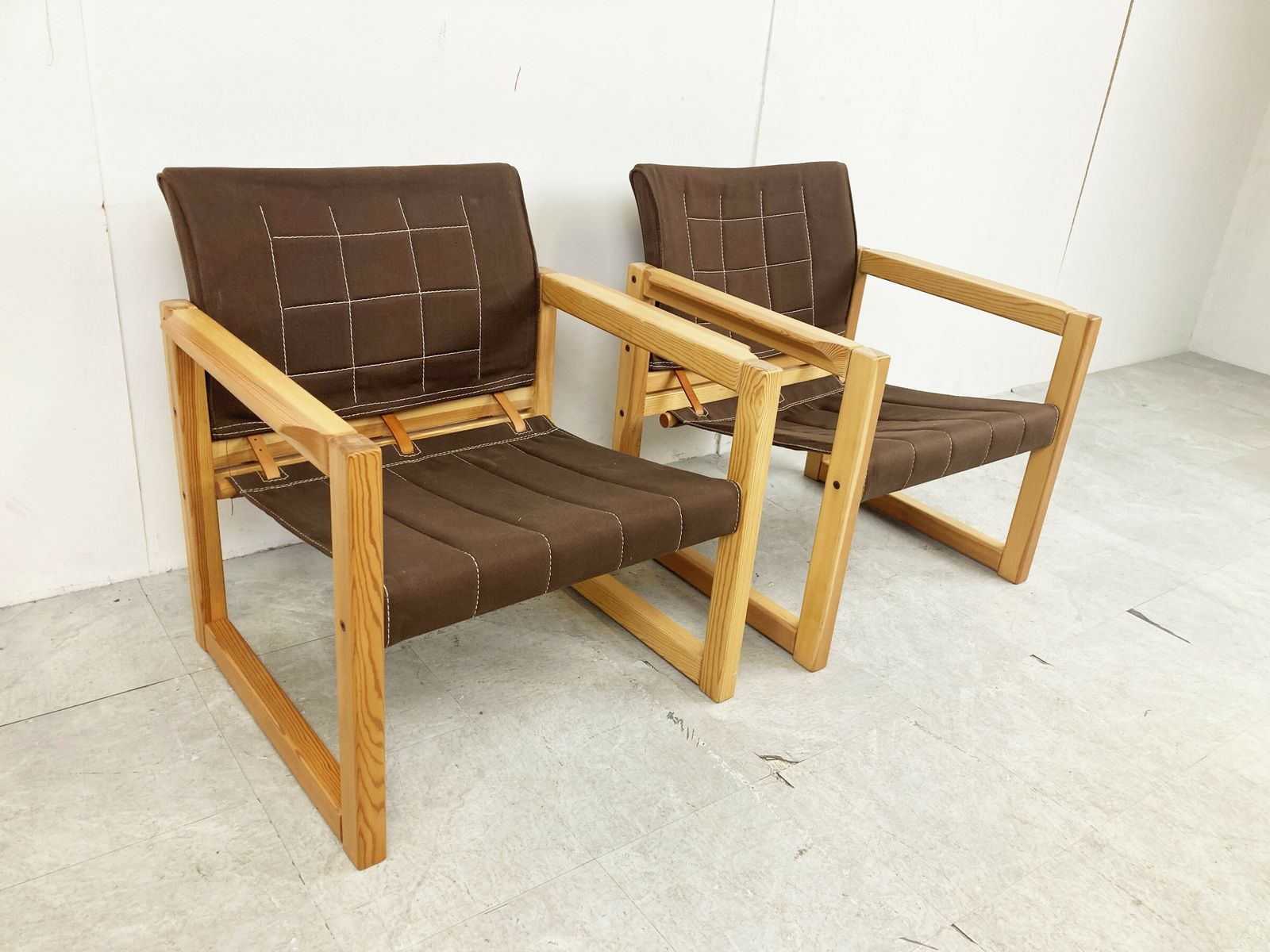 Pair Of Diana Armchairs Designed By Karin Mobring For Ikea, 1980s photo furniture