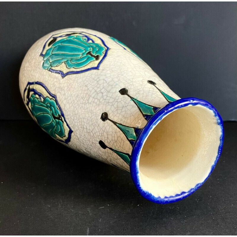 Vase Boch Keramis Maurice Dufrène La Maîtrise 1922 photo 515.0