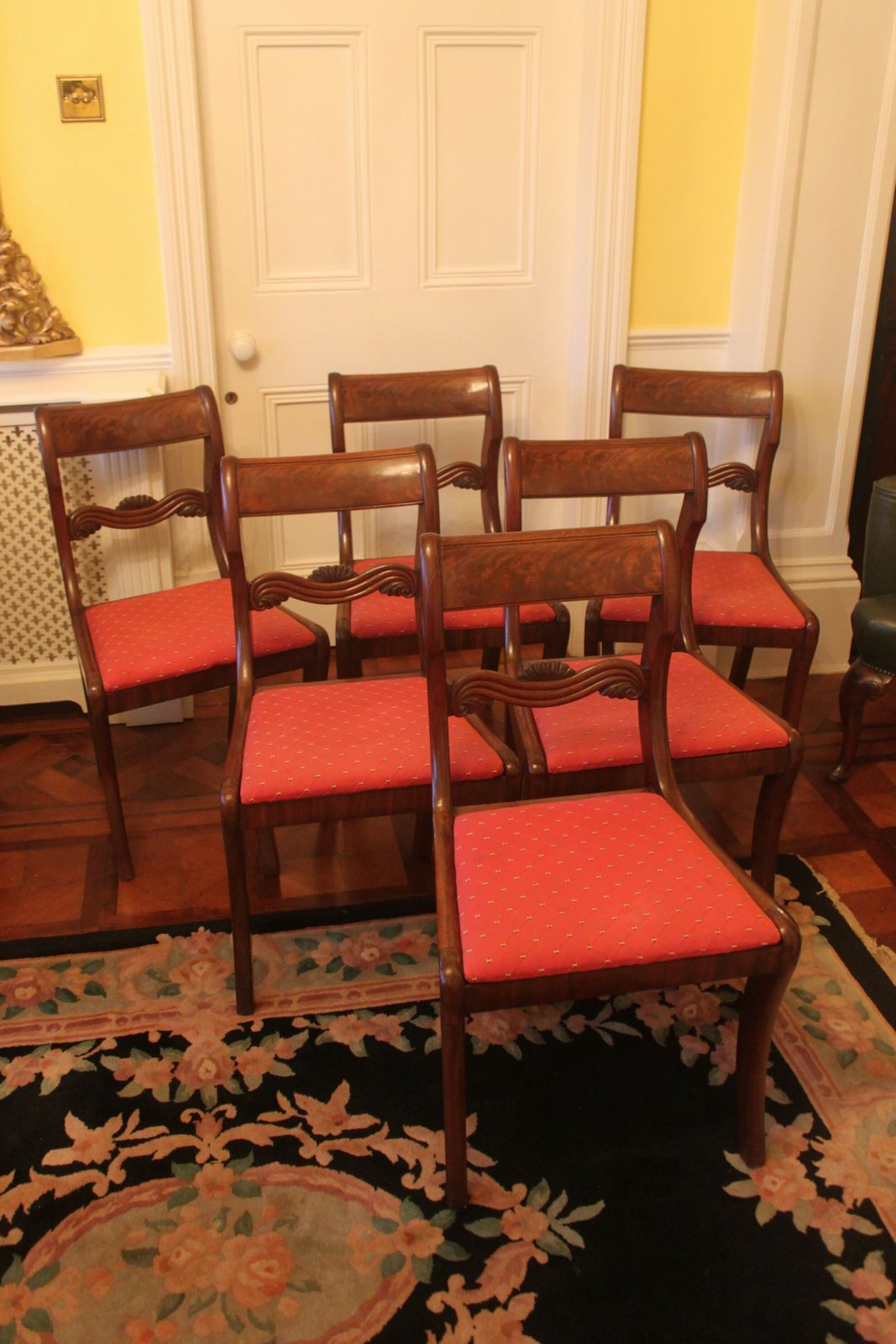 Set Of Six Regency Period Mahogany Chairs photo furniture