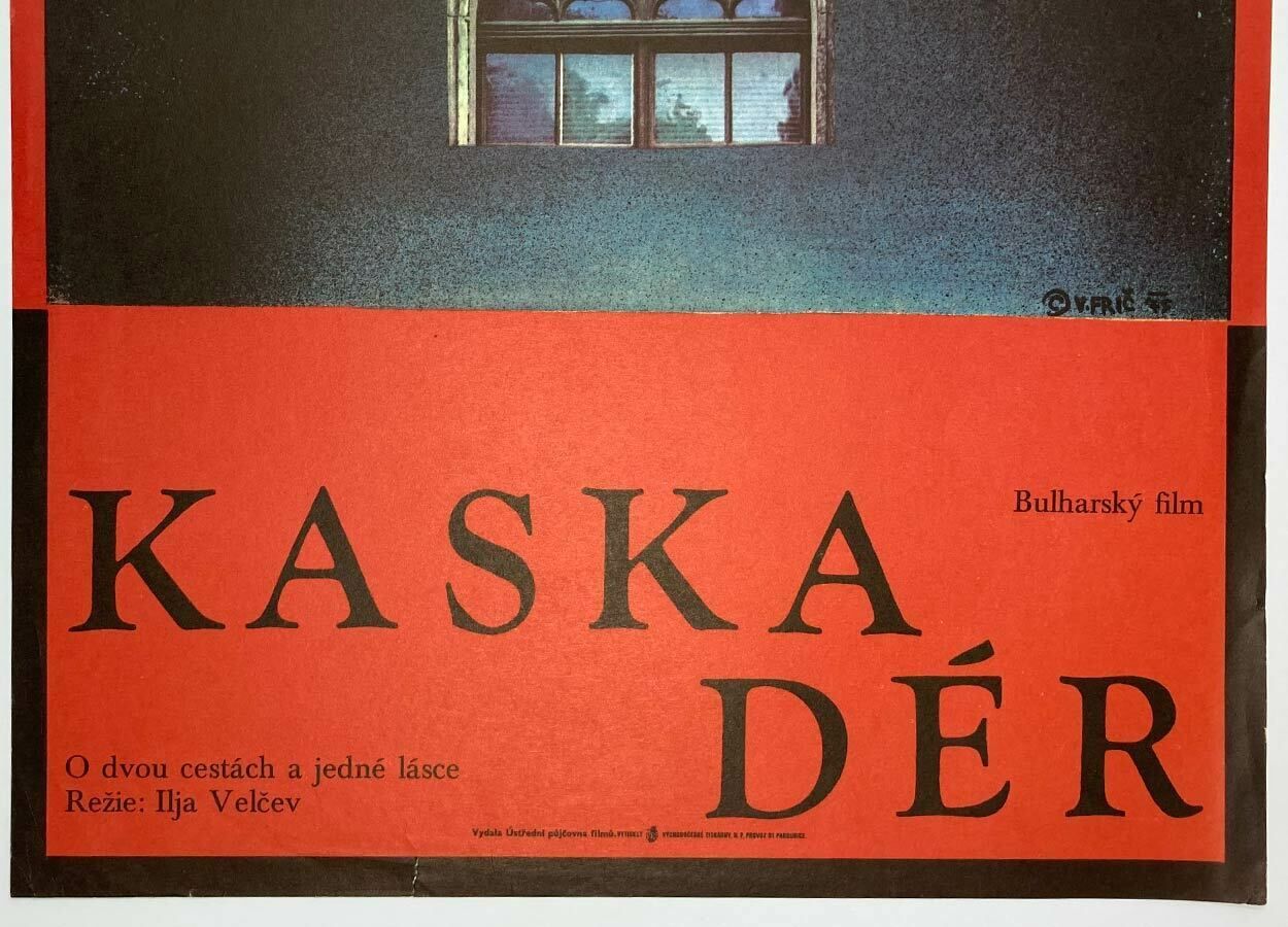Original Film Poster, The Stand In, Vojmír Frič, 1975, Genuine Czech Vintage Print photo for sale
