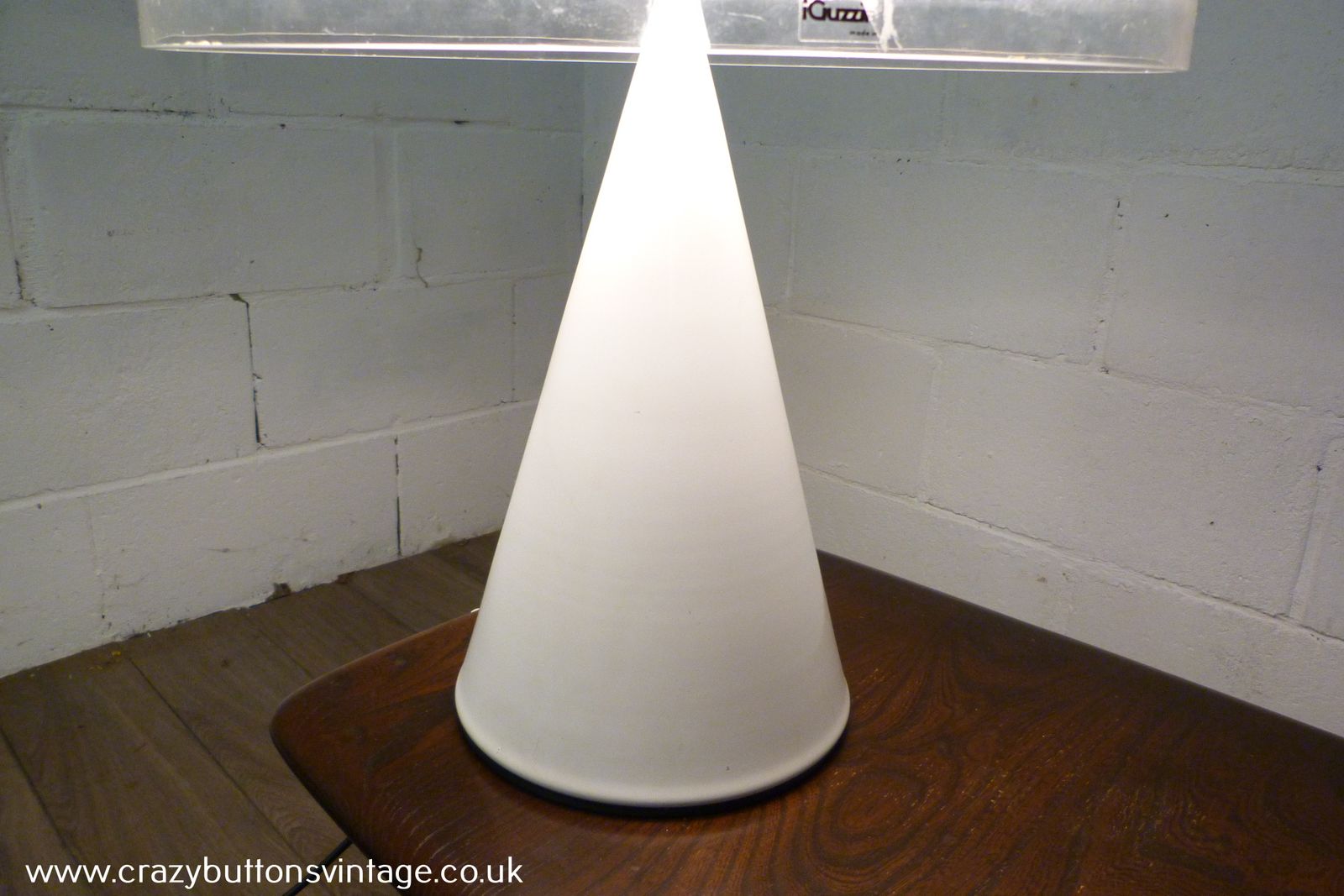 Iguzzini Baobab 4044 1960's Table Lamp photo vintage