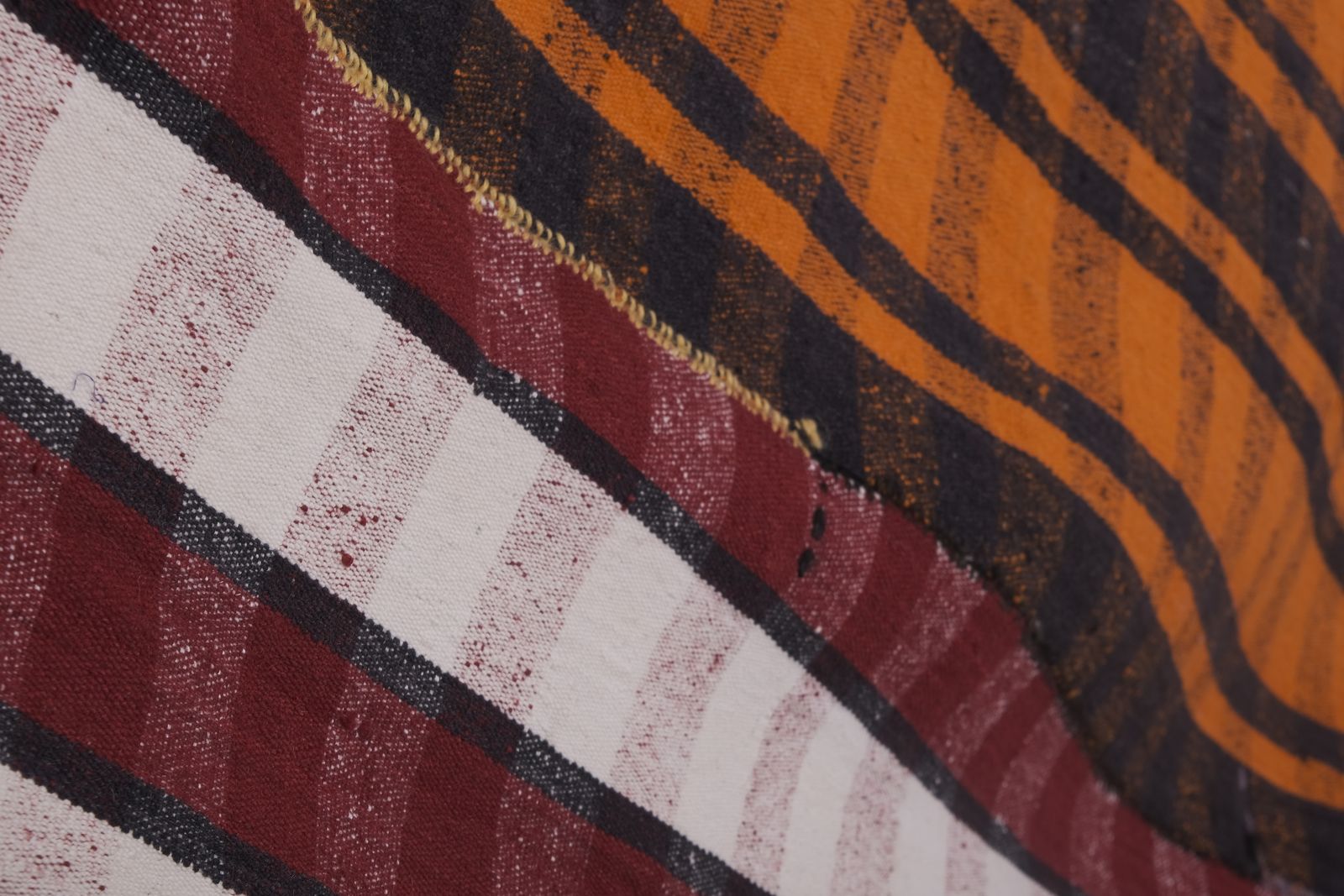 Colorful Long Turkish Kilim Runner 4'5'' X 15'11'' photo vintage