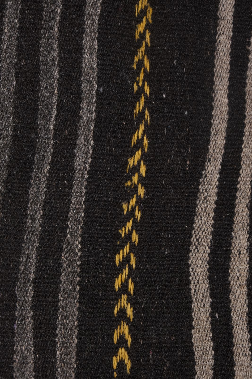 Handwoven Vintage Striped Turkish Kilim Rug 5'5'' X 11'8'' photo vintage