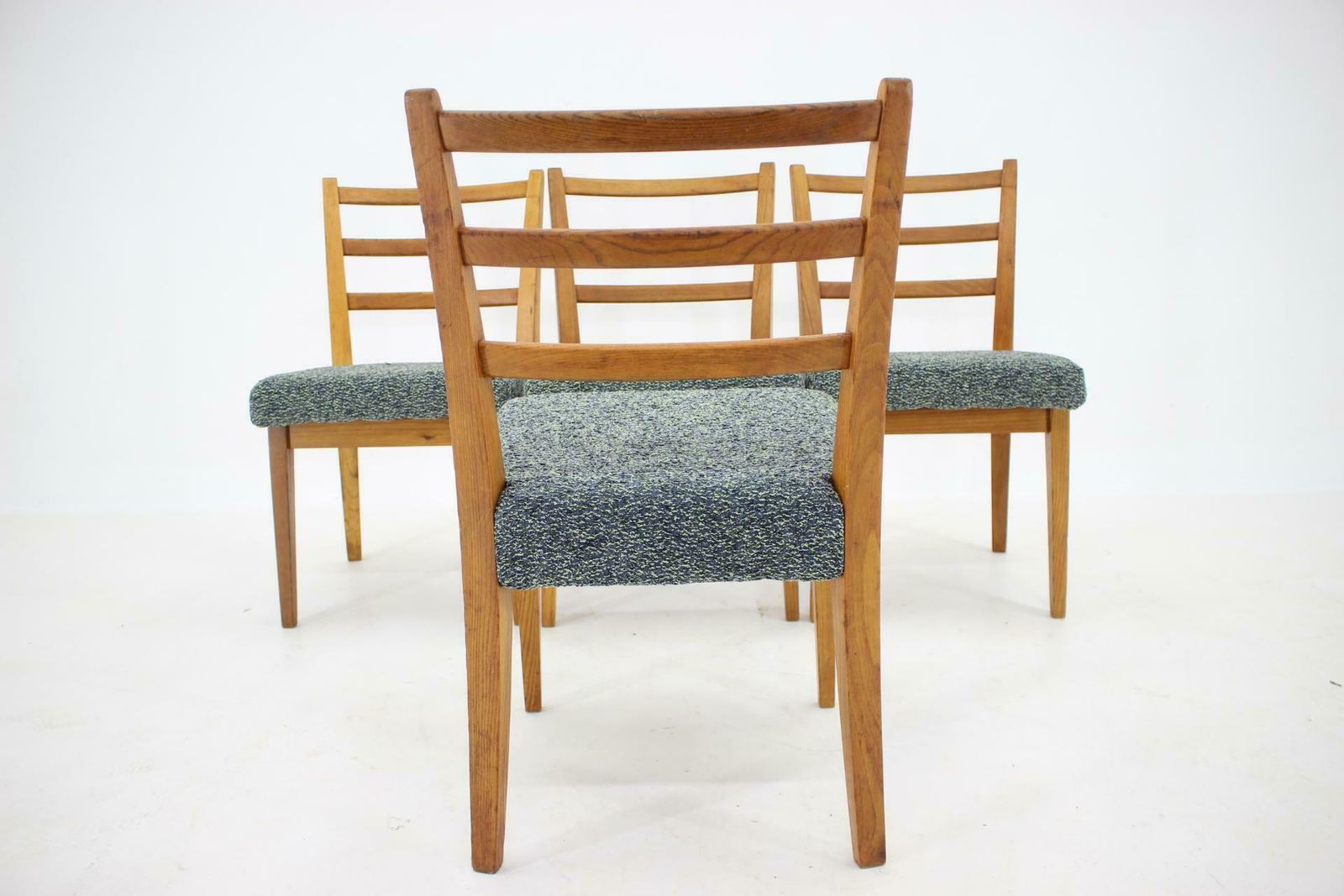 photo furniture 1960s Set Of 4 Oak Dining Chairs ,Czechoslovakia