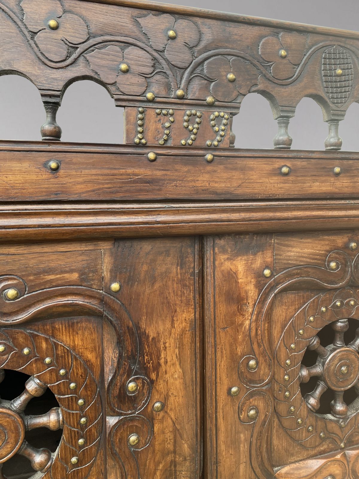 19th Century French Lit Clos Breton Cupboard photo buy