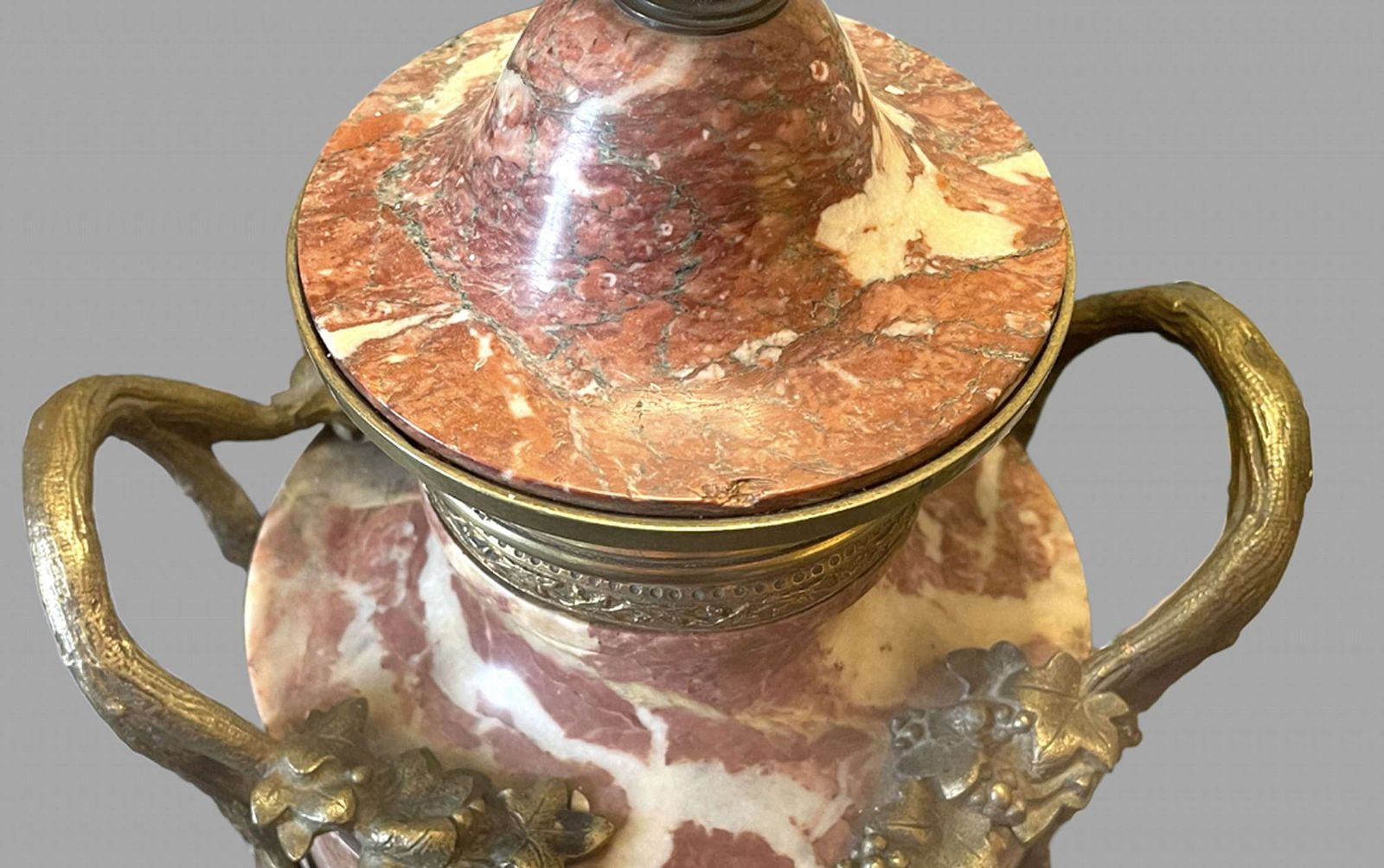 A Very Fine Pair Of French Marble And Ormolu Lamps photo buy
