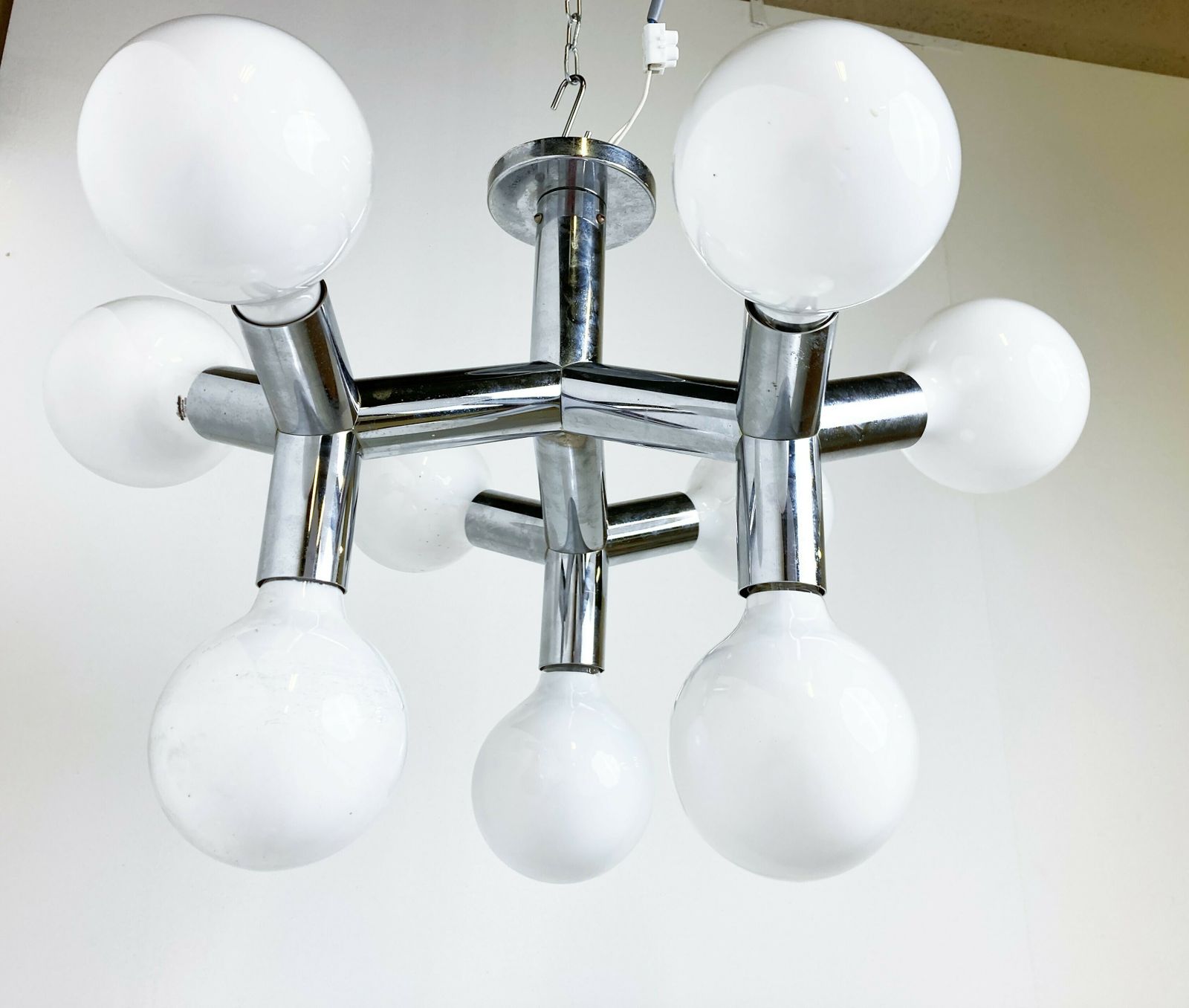 Vintage Atomic Chandelier By Jt Kalmar, 1970s photo furniture