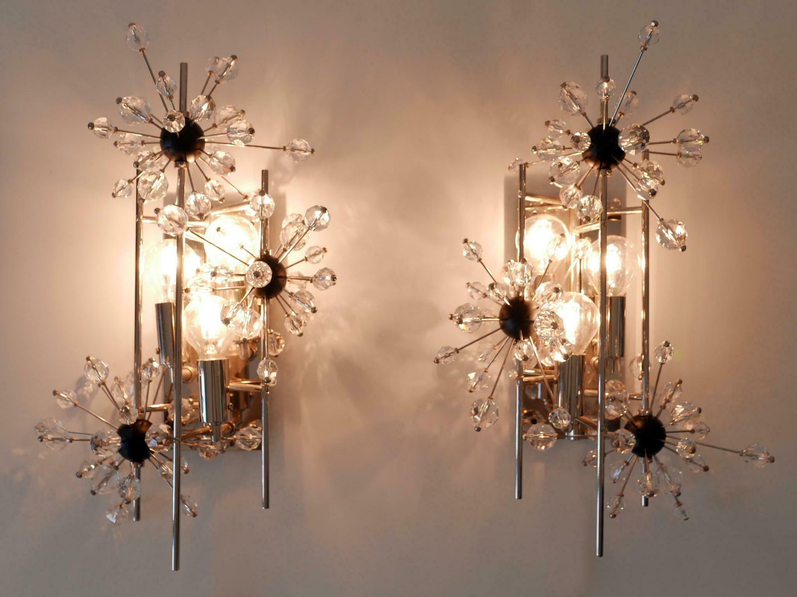 Set Of Two Metropolitan Opera Foyer Sconces By Hans Harald Rath For Lobmeyr photo for sale