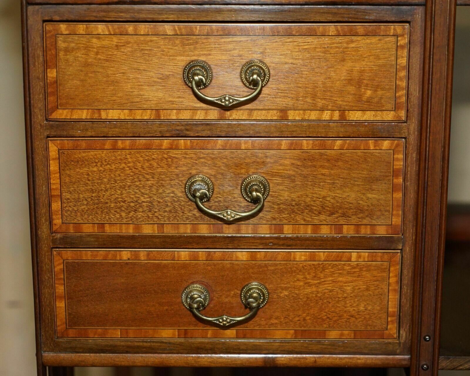 Fully Restored Antique Victorian Walnut Revolving Bookcase Book Table Drawers photo buy