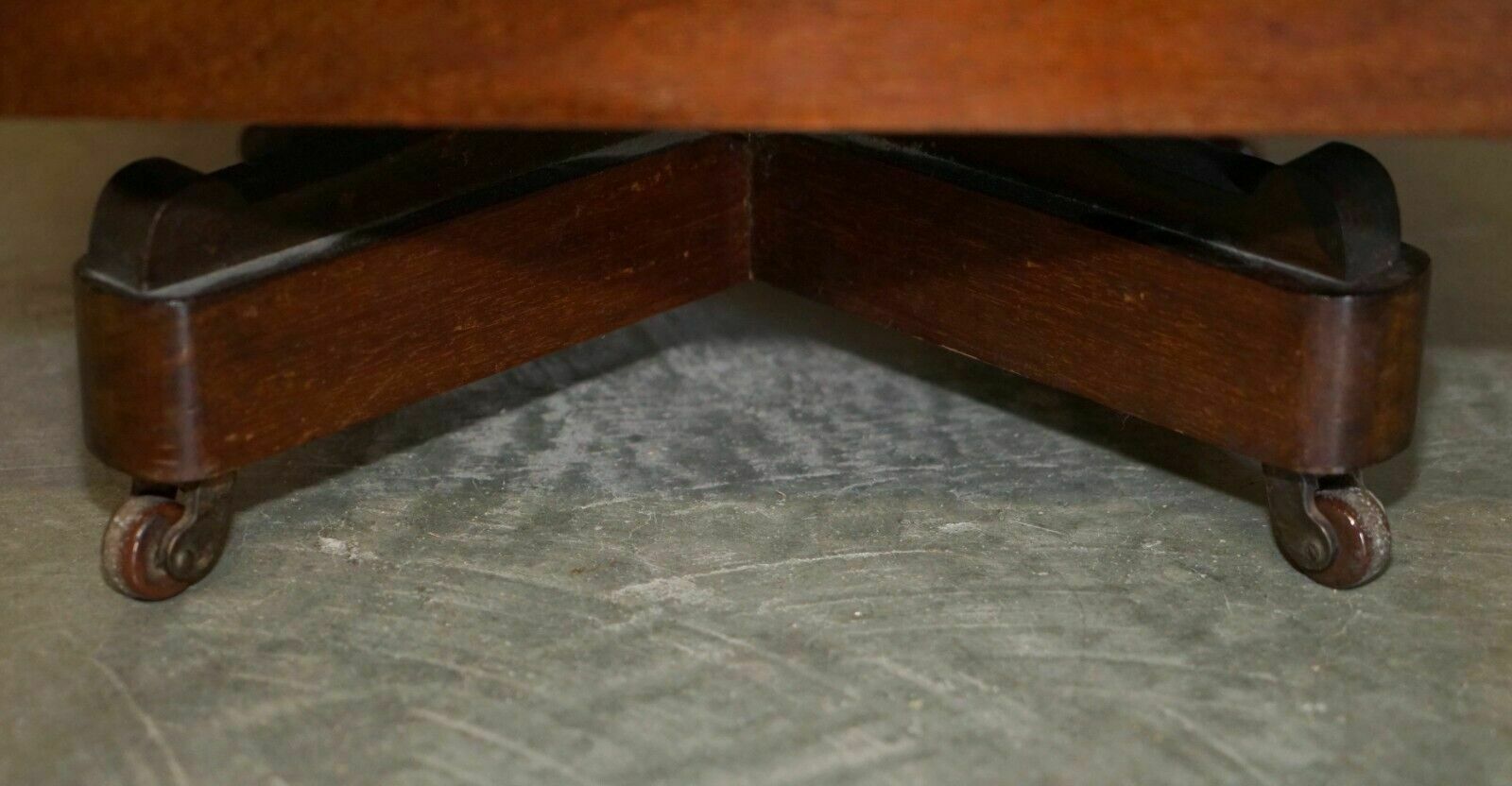 photo buy Fully Restored Antique Victorian Walnut Revolving Bookcase Book Table Drawers