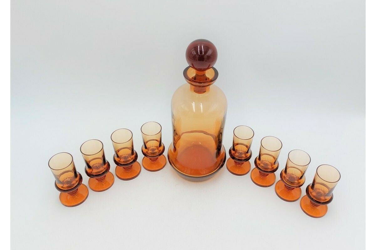 Art Deco Liqueur Set, Czech Republic, 1930s photo for sale