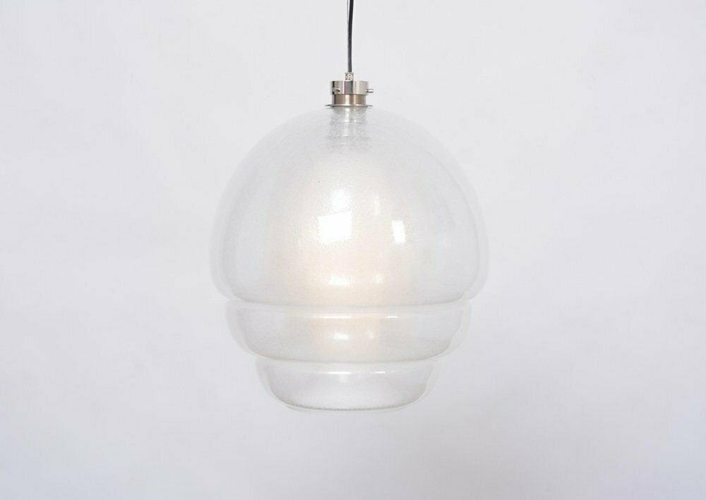 Ls 134 Medusa Glass Hanging Lamp Attributed To Carlo Nason For Mazzega, 1960s photo Lighting