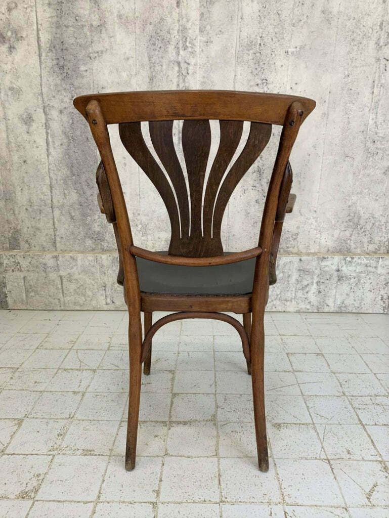 Individual Bentwood French Bistro Chair Carver photo vinterior