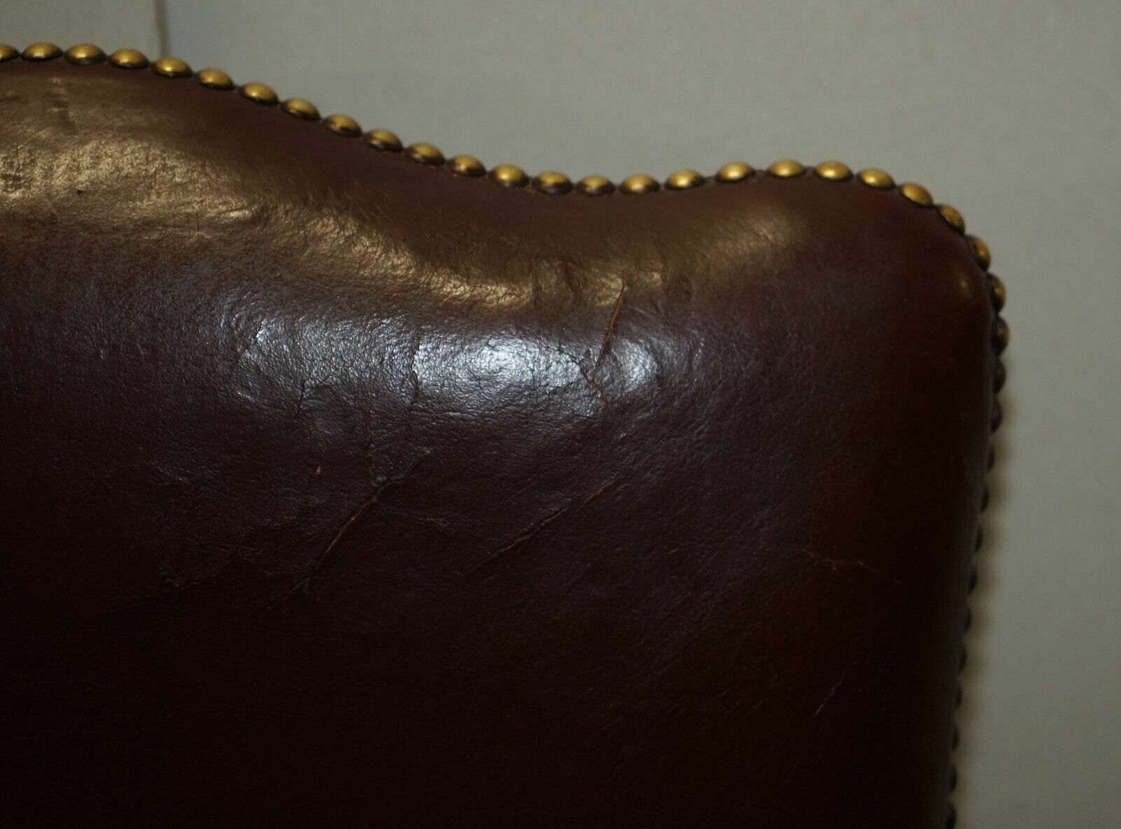 Leather Office Guest Chair From Princess Diana's Family Estate Spencer House photo buy