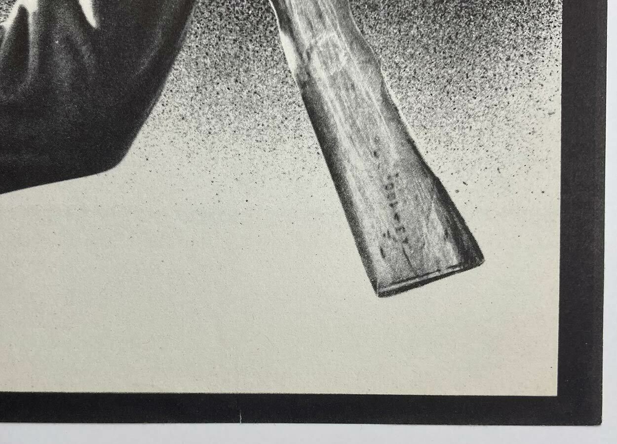 Original Film Poster, Signum Laudis, Unknown Artist, 1980, Genuine Czech Vintage Print photo Art