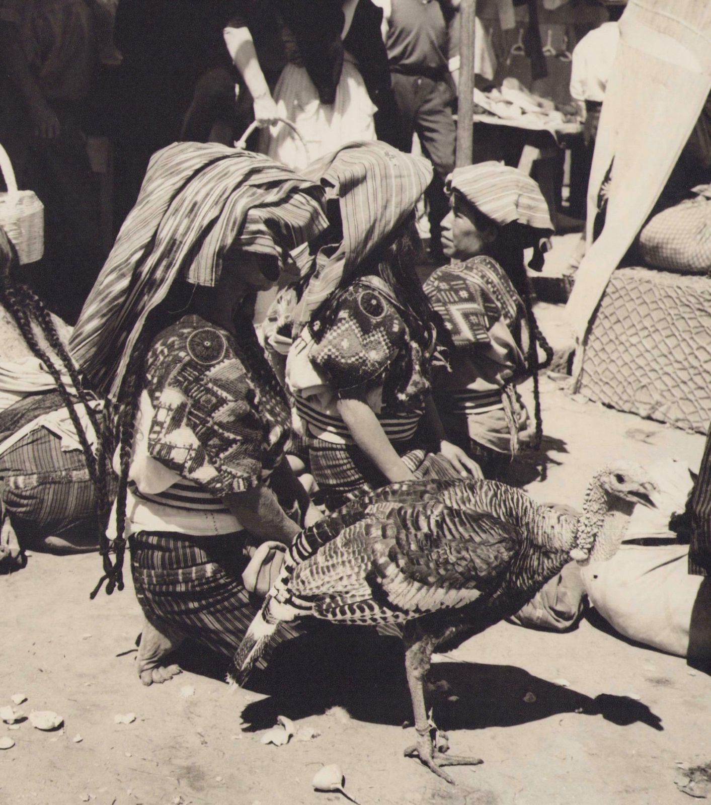 Hanna Seidel Guatemala, Market, Black And White Photograph, Circa 1960s,  Circa 1960s photo furniture