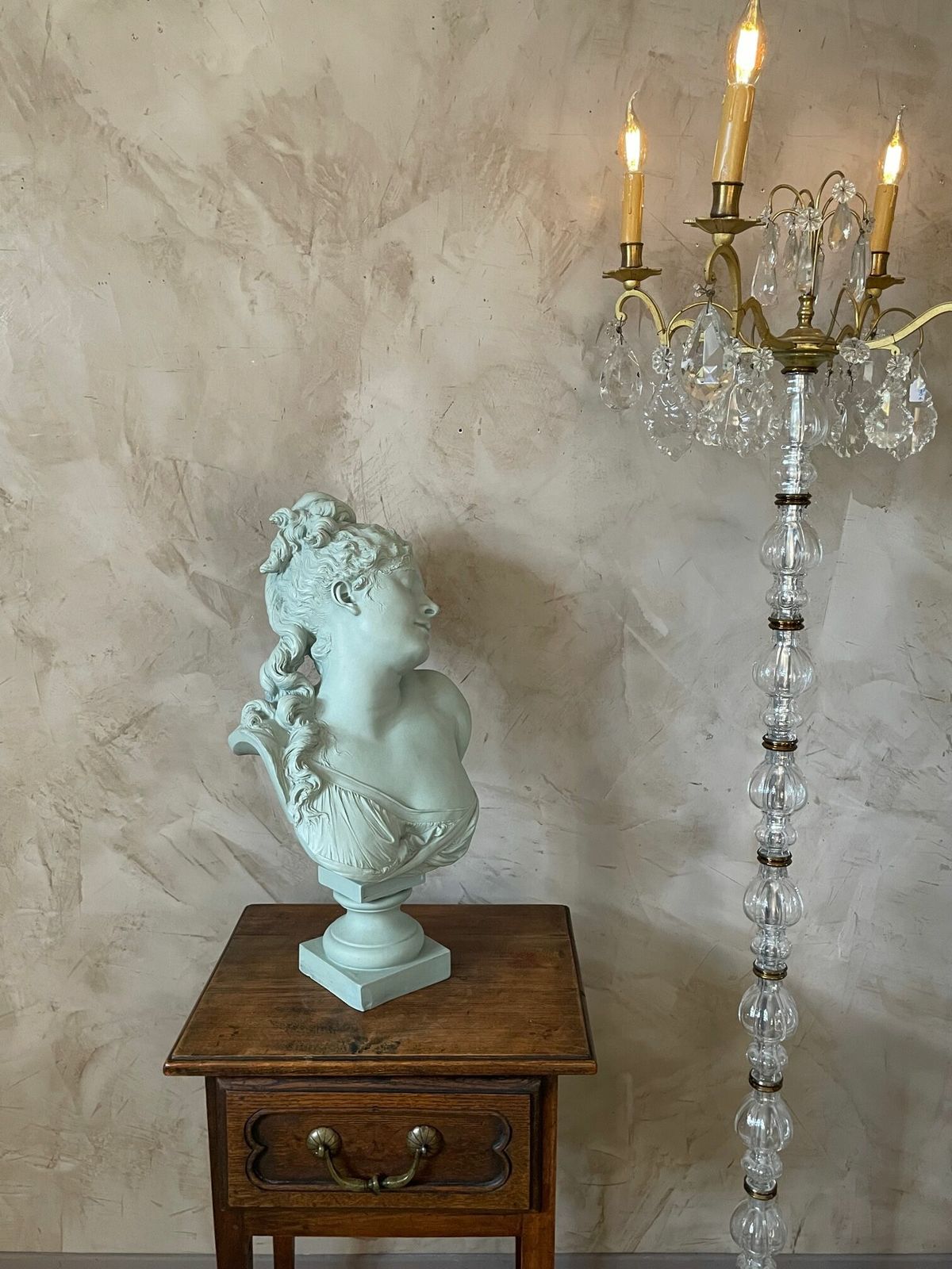Bust Carrier Belleuse, 18th Century And Earlier photo Art