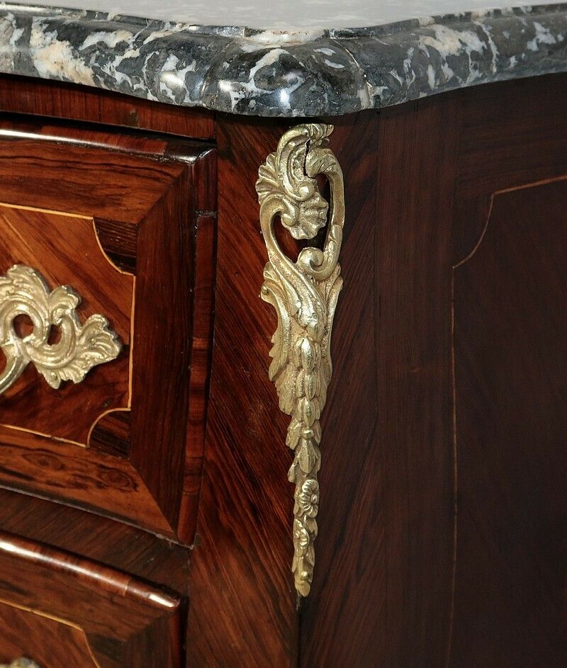 photo buy Small Tomb Commode In Precious Wood, Louis XIV / Louis XV Transition – 18th Century