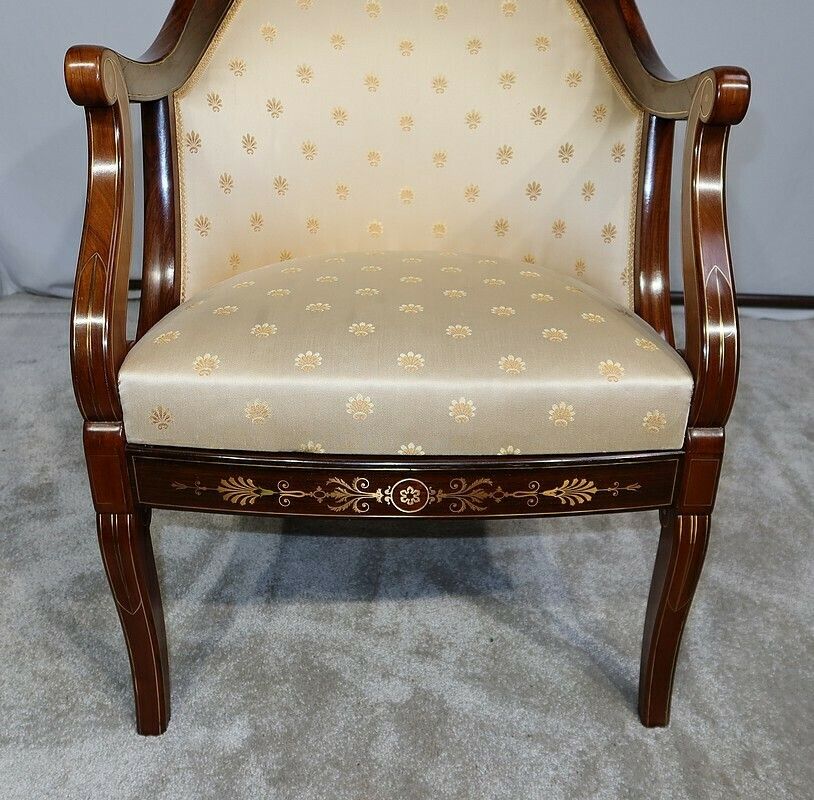 photo buy Pair Of Bergeres In Rosewood, Charles X Period, Early 19th Century